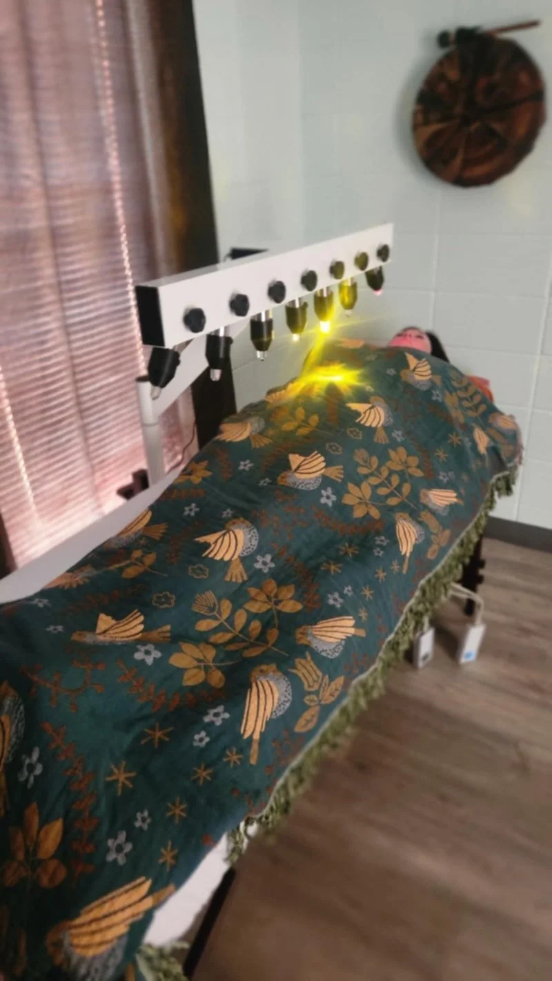 Gem and Co Restorative Sessions are a seamless combination of BioMat® and Crystal Light Therapy, held in a quiet space designed to support personal development, relaxation and holistic well-being.