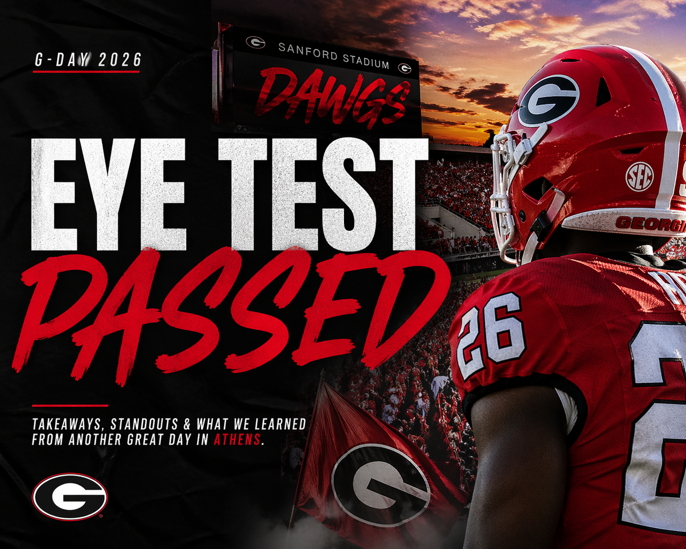 G-Day Recap: Eye Test PASSED