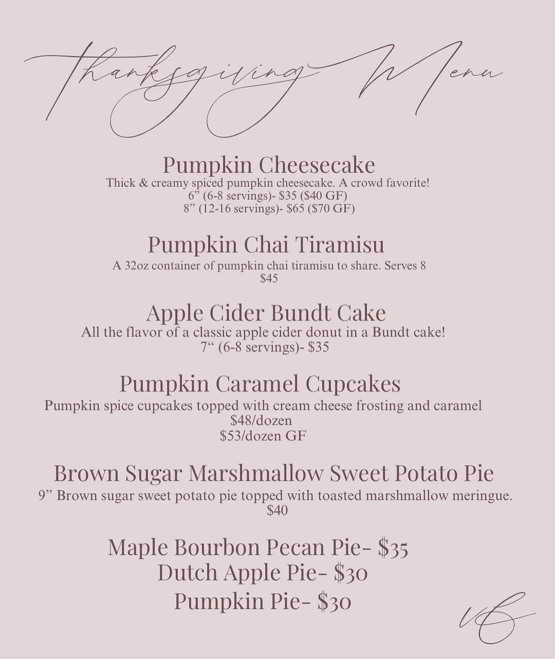 I won&rsquo;t even tattle if you want to tell your guests you made it🤭 

Order your Thanksgiving desserts today! Link in bio to shop. Www.violetflourbakes.com/shop 

Presale closes a week from tomorrow- Friday, 11/21 or sooner if sold out. Pickup da