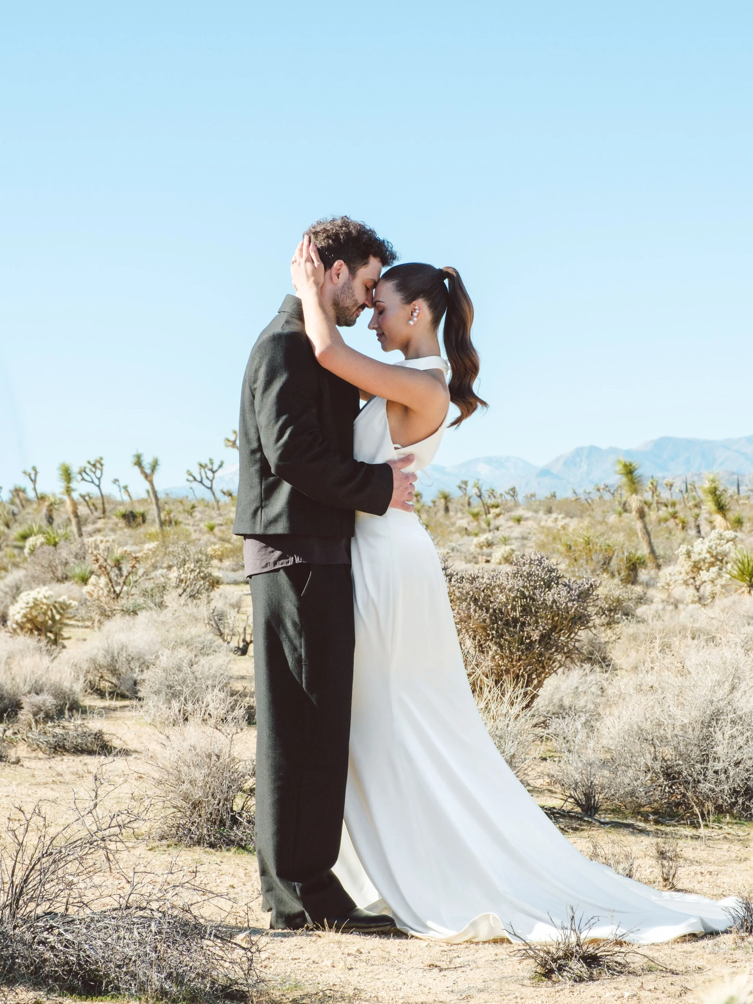 Lost in each other, somewhere in the desert.

Captured on Fujifilm.

Wedding photos at Joshua Tree National Park - sdbphotos | Southern California Wedding Photographer

#weddingphotography #socalweddingphotographer
#fujifilm #fujifilmxt5