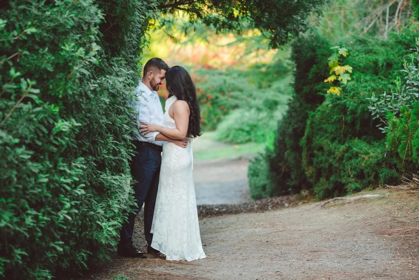 One of my favorite parts of South Coast Botanical Gardens is the foliage in the background that kinda forms a heart!

Engagement photos at South Coast Botanical Gardens in Palos Verdes Estates, California - sdbphotos | Southern California Wedding Pho