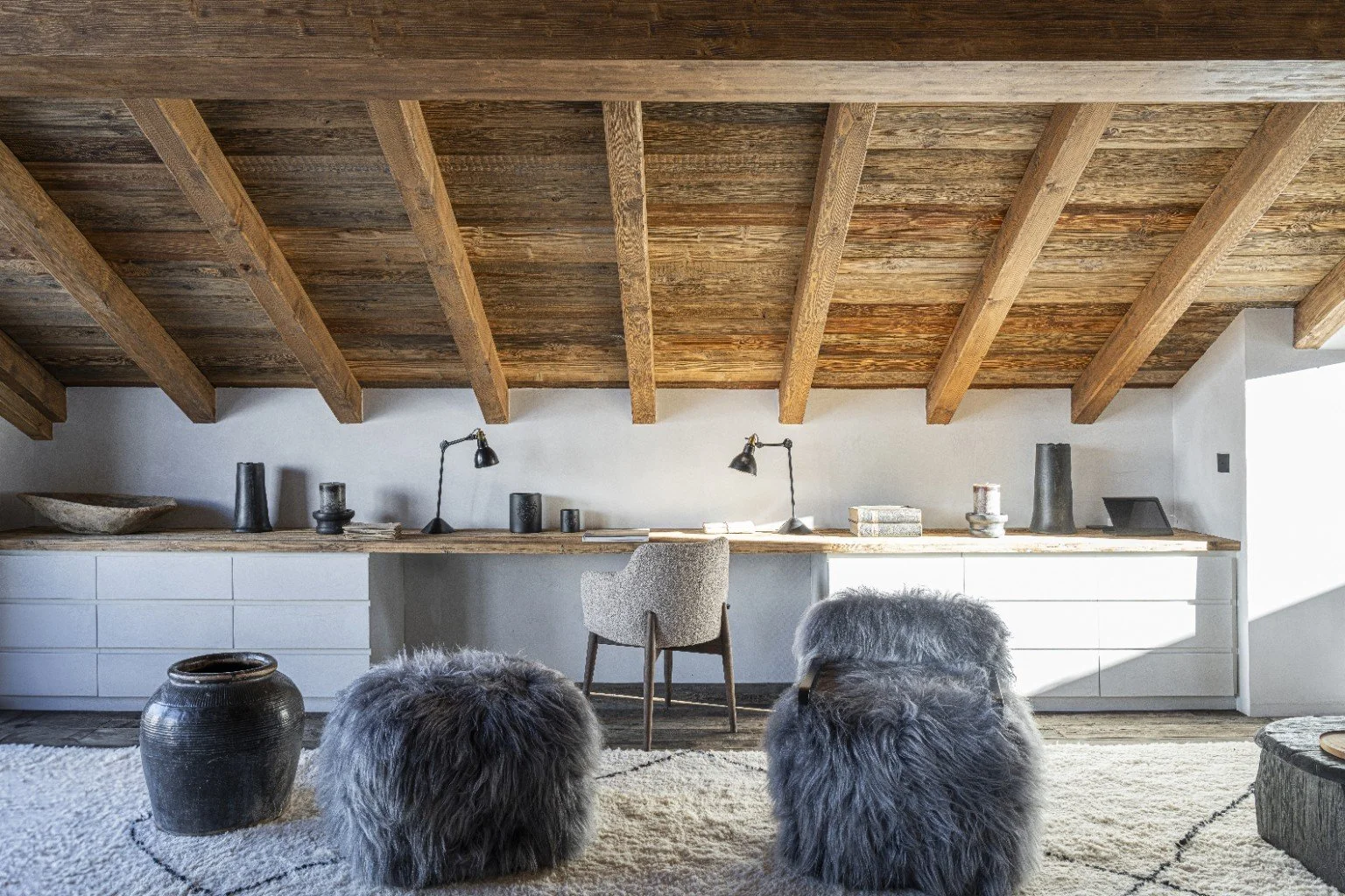 Vue d’ensemble du Chalet Eden à Saint-Martin-de-Belleville – enduits décoratifs Maison PARIÈS