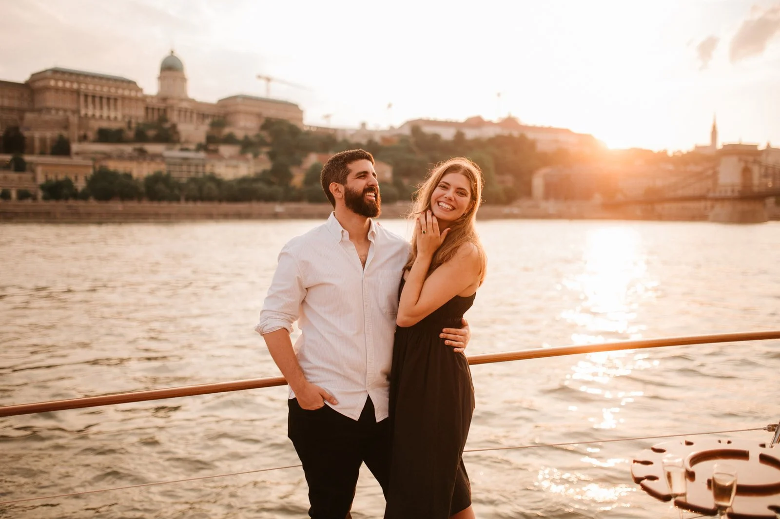 Private Yacht Budapest Couple