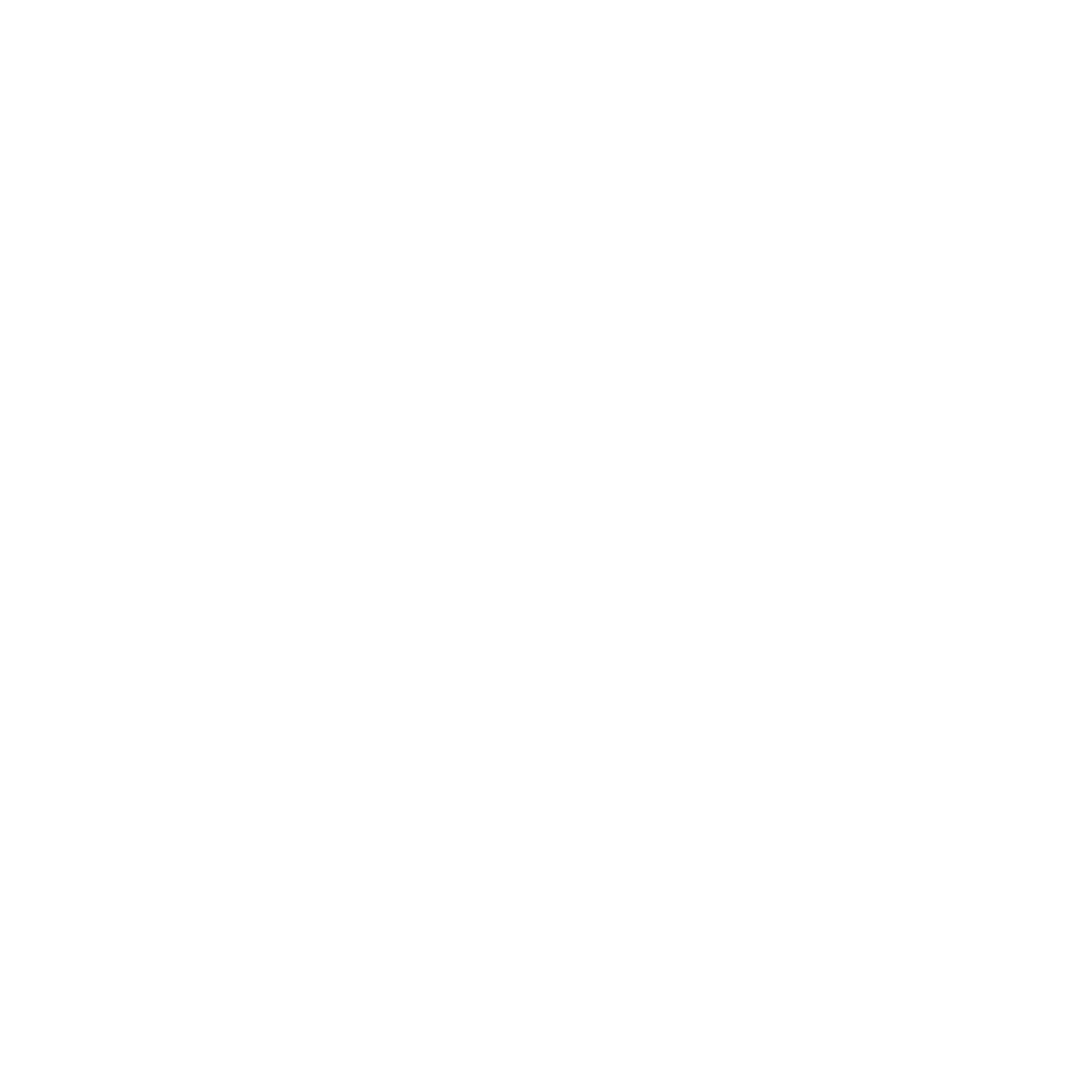 White computer monitor icon on black background