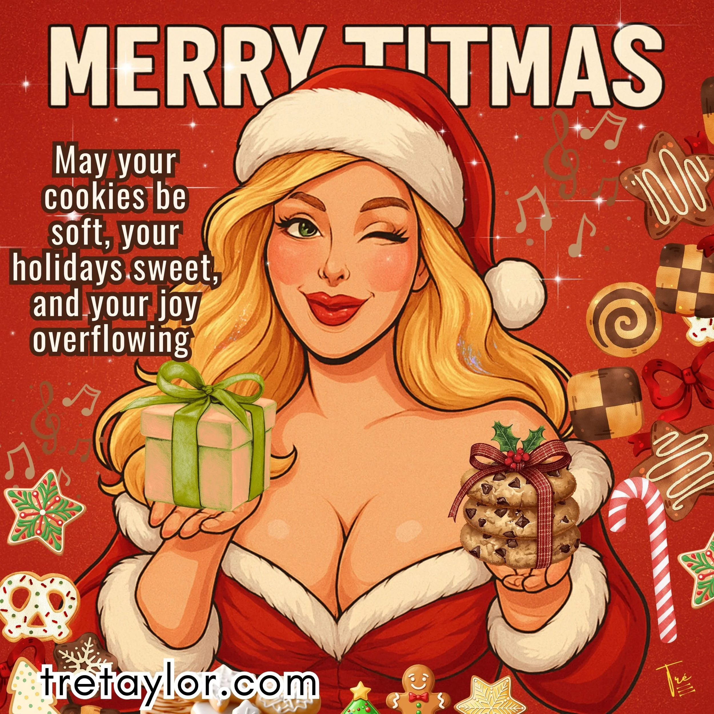 🎶 Merry Titmus: Milk, Cookies and a Little Holiday Cleavage 🍪