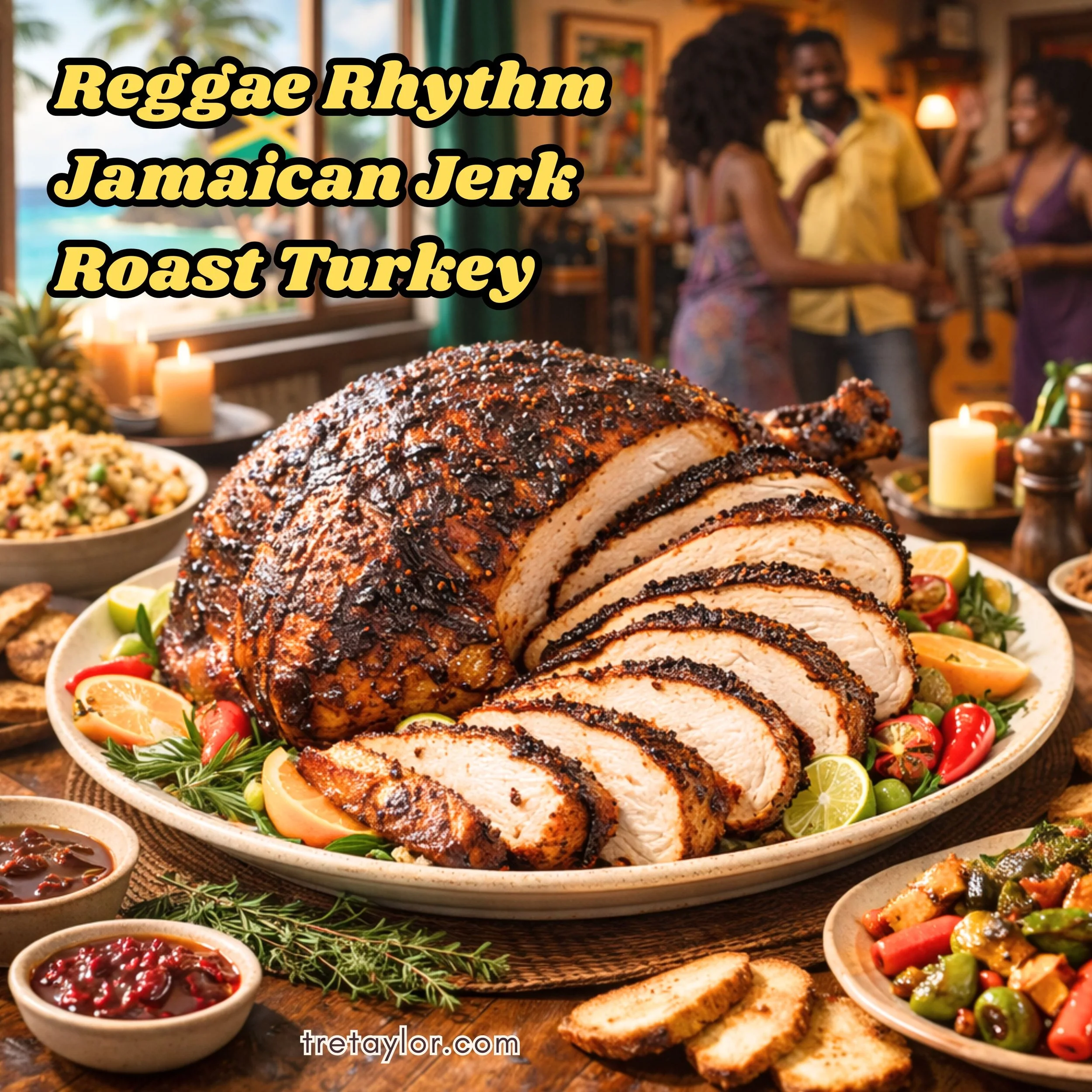 🎶 Reggae Rhythm Jamaican Jerk Roast Turkey - ‘I’m gonna be alright’