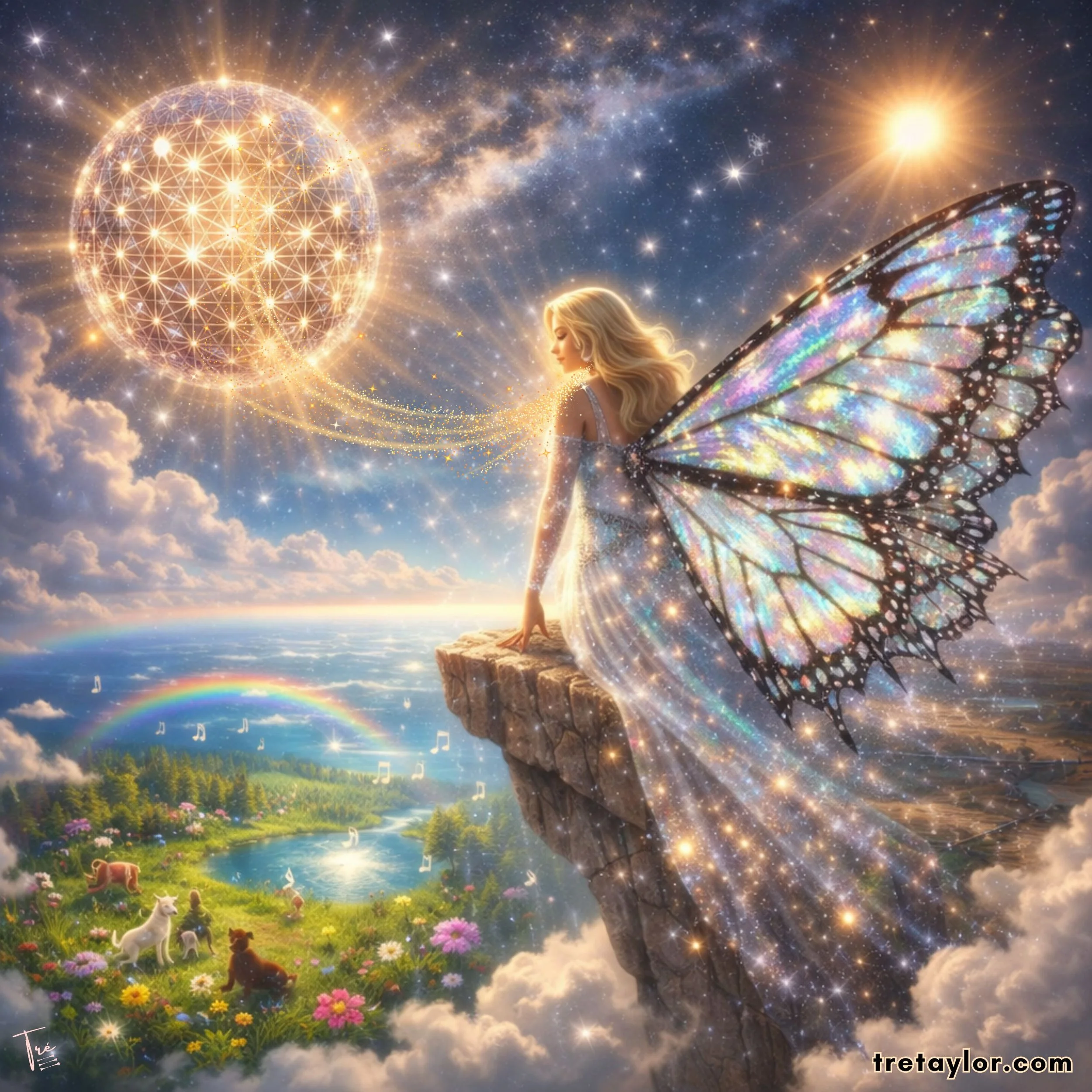 🪩 Becoming God’s Disco Ball: Notes from the Edge of Awakening &amp; Walking Meditation