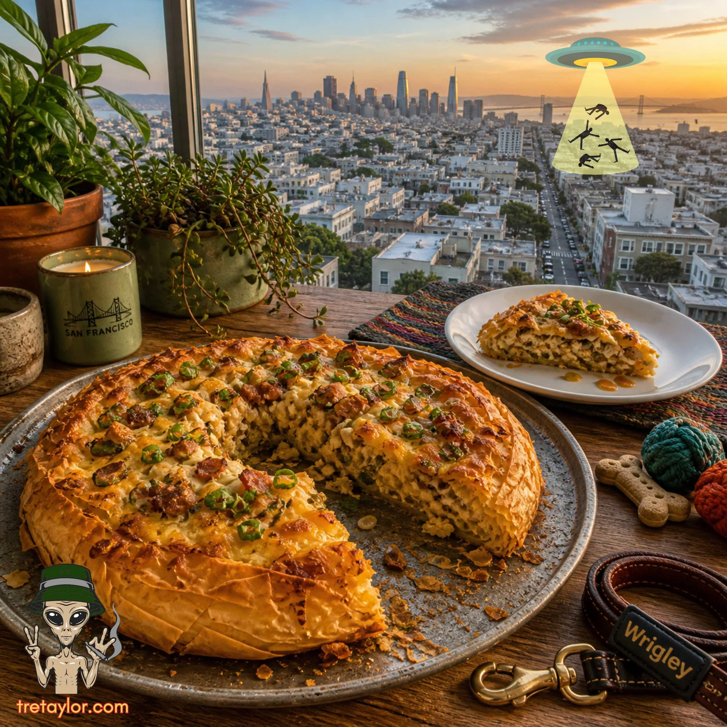 🏙️🎸 Bernal Heights Chicken Bacon Crunch Bake 🐾