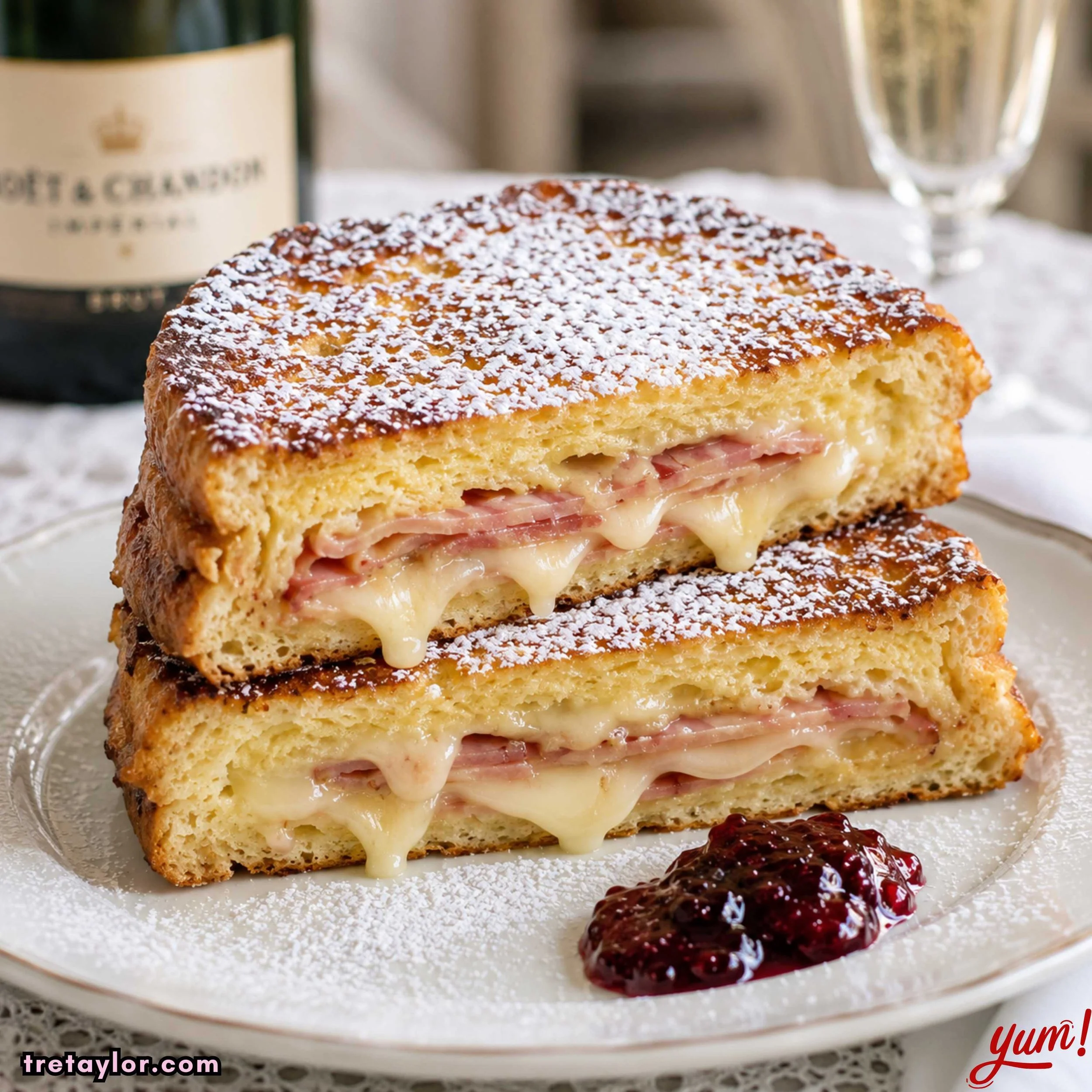 🥂The Classic Monte Cristo Brunch Sandwich