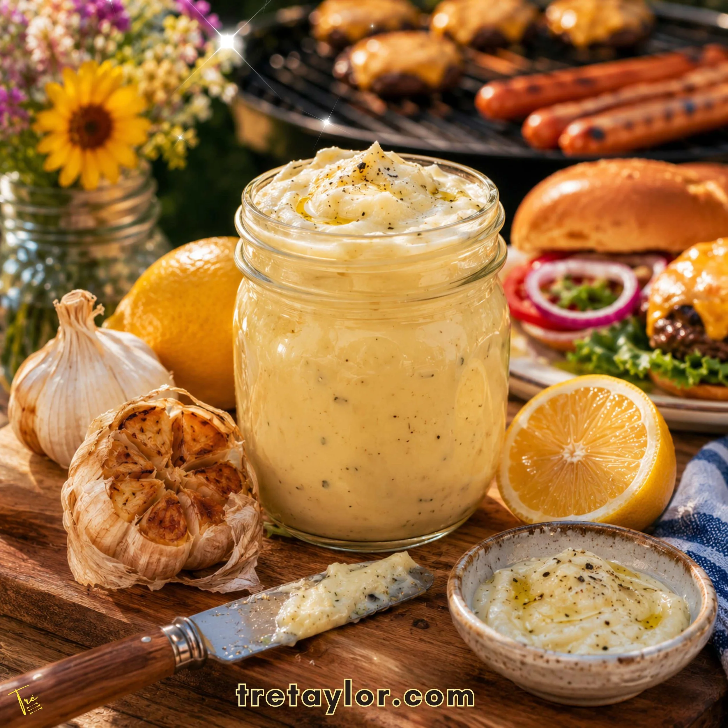 🧄Easy Roasted Garlic Lemon Aioli