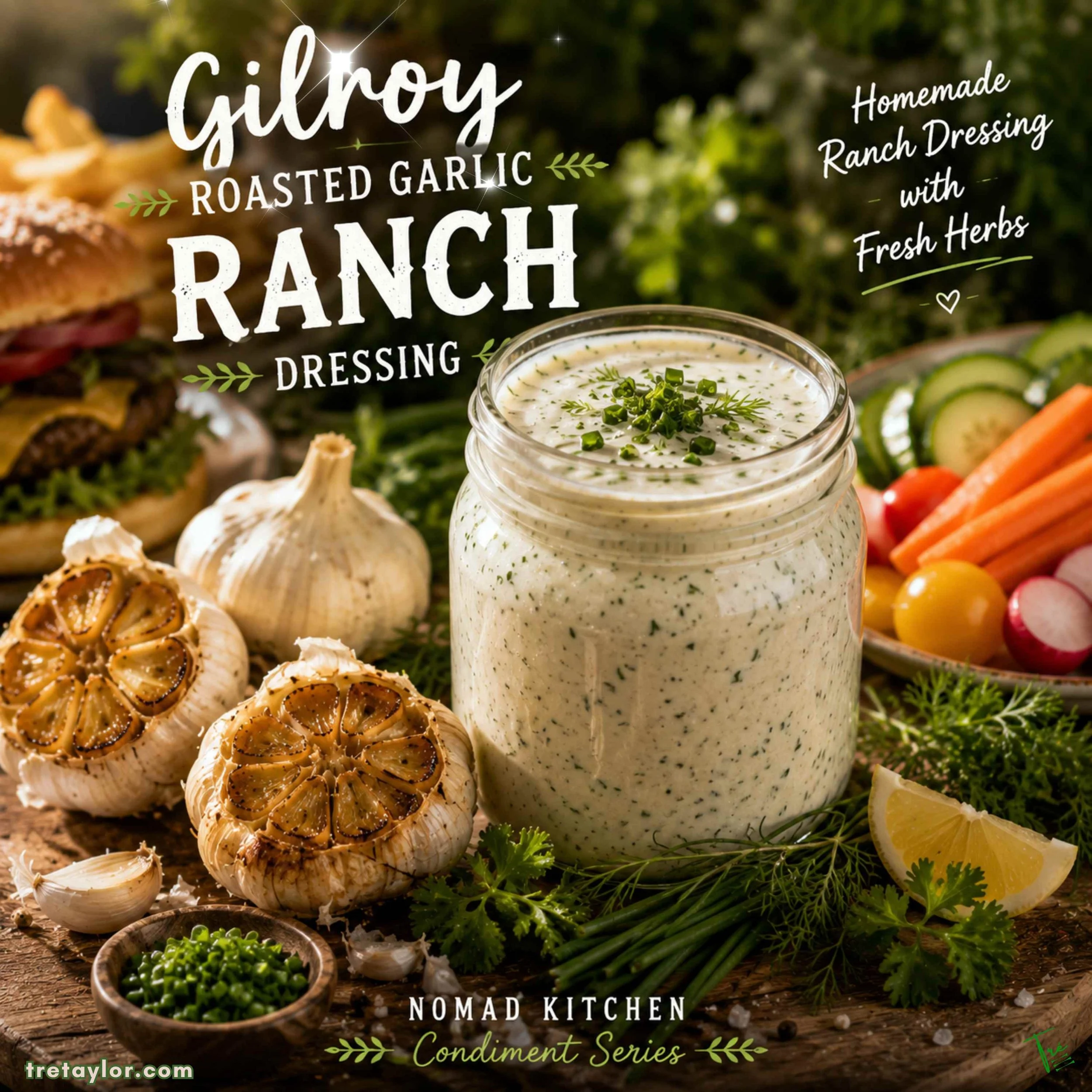 🧄 Gilroy Roasted Garlic Ranch Dressing