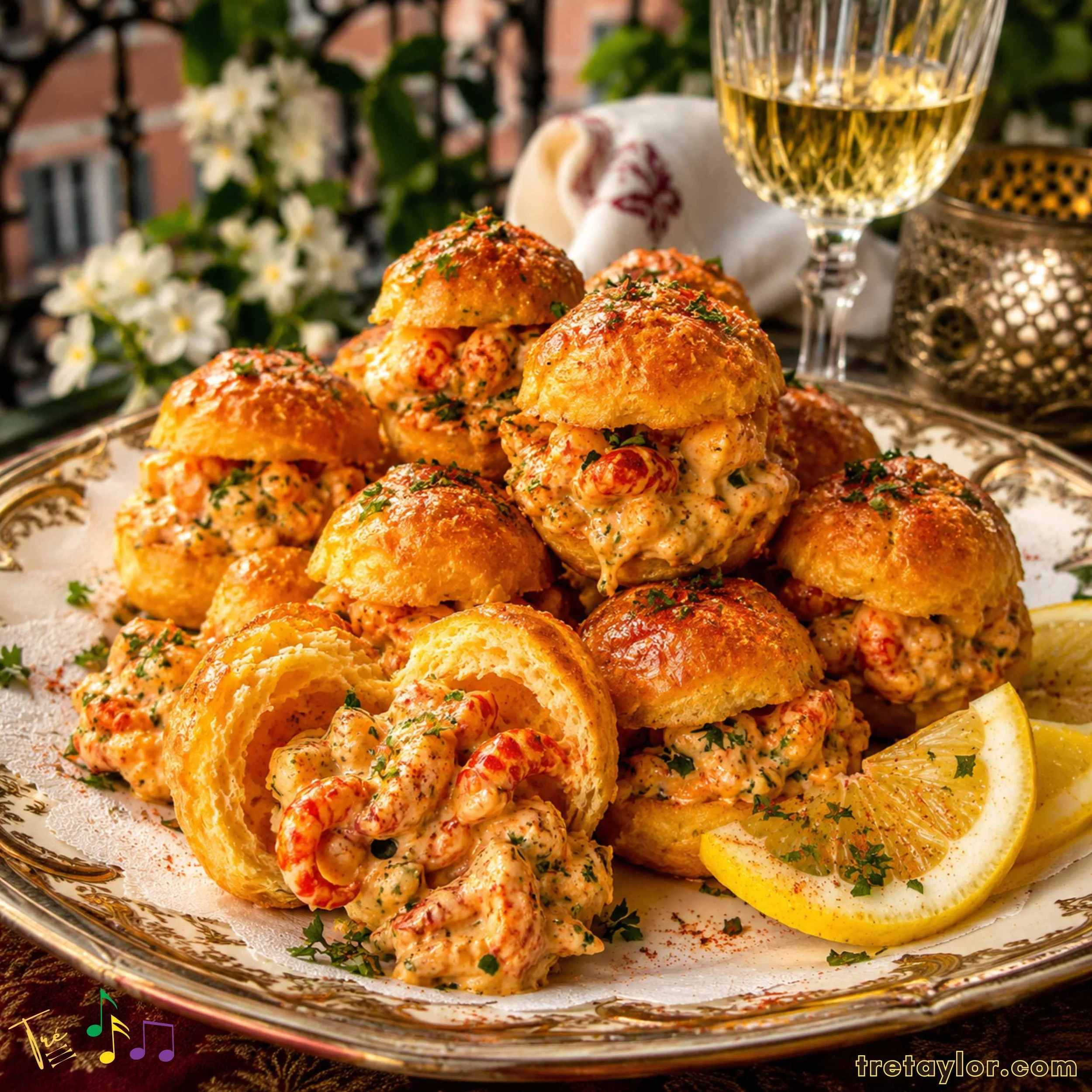 🦞 Cajun Crawfish Cream Profiteroles