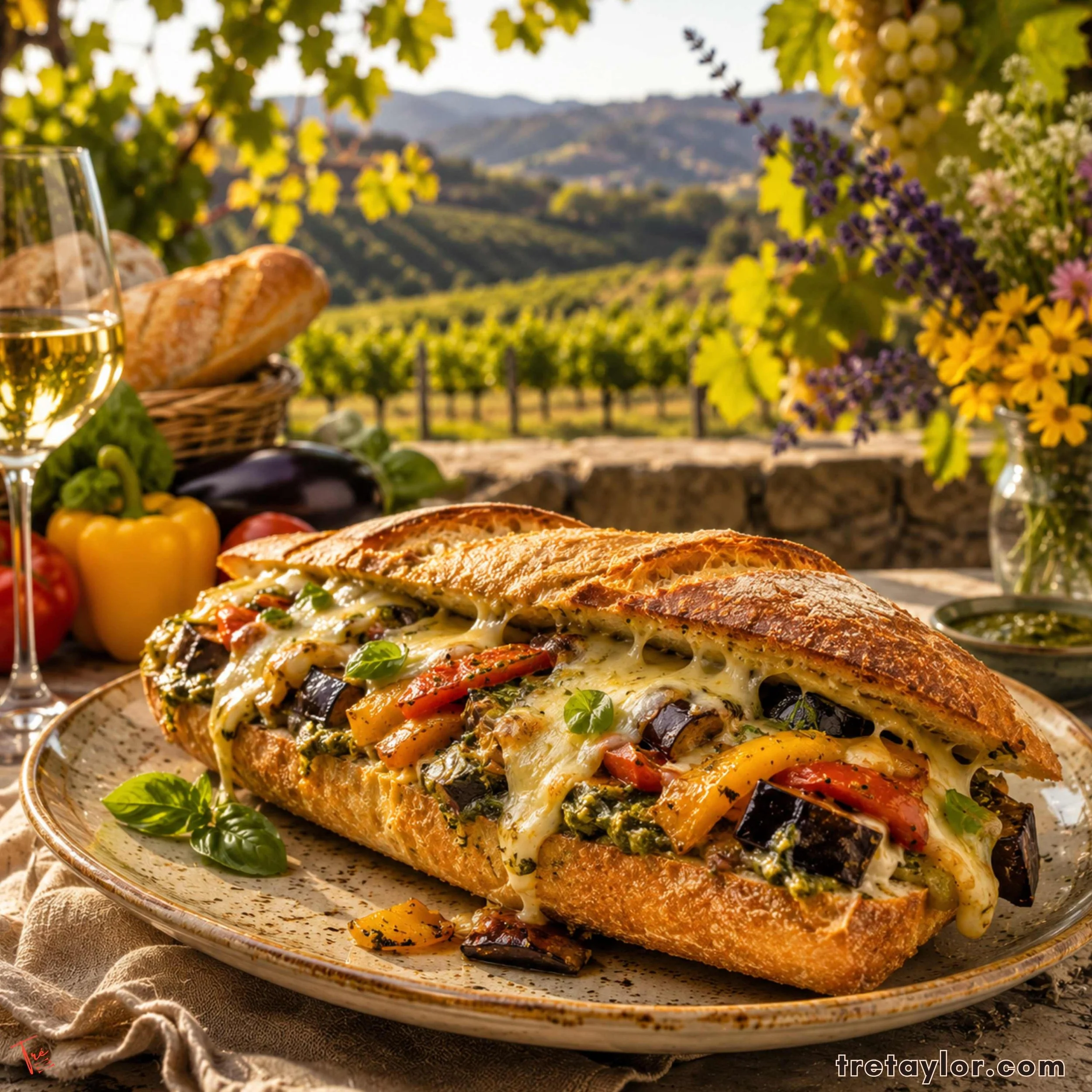 🥖 Napa Valley Garden Gruyère Baguette