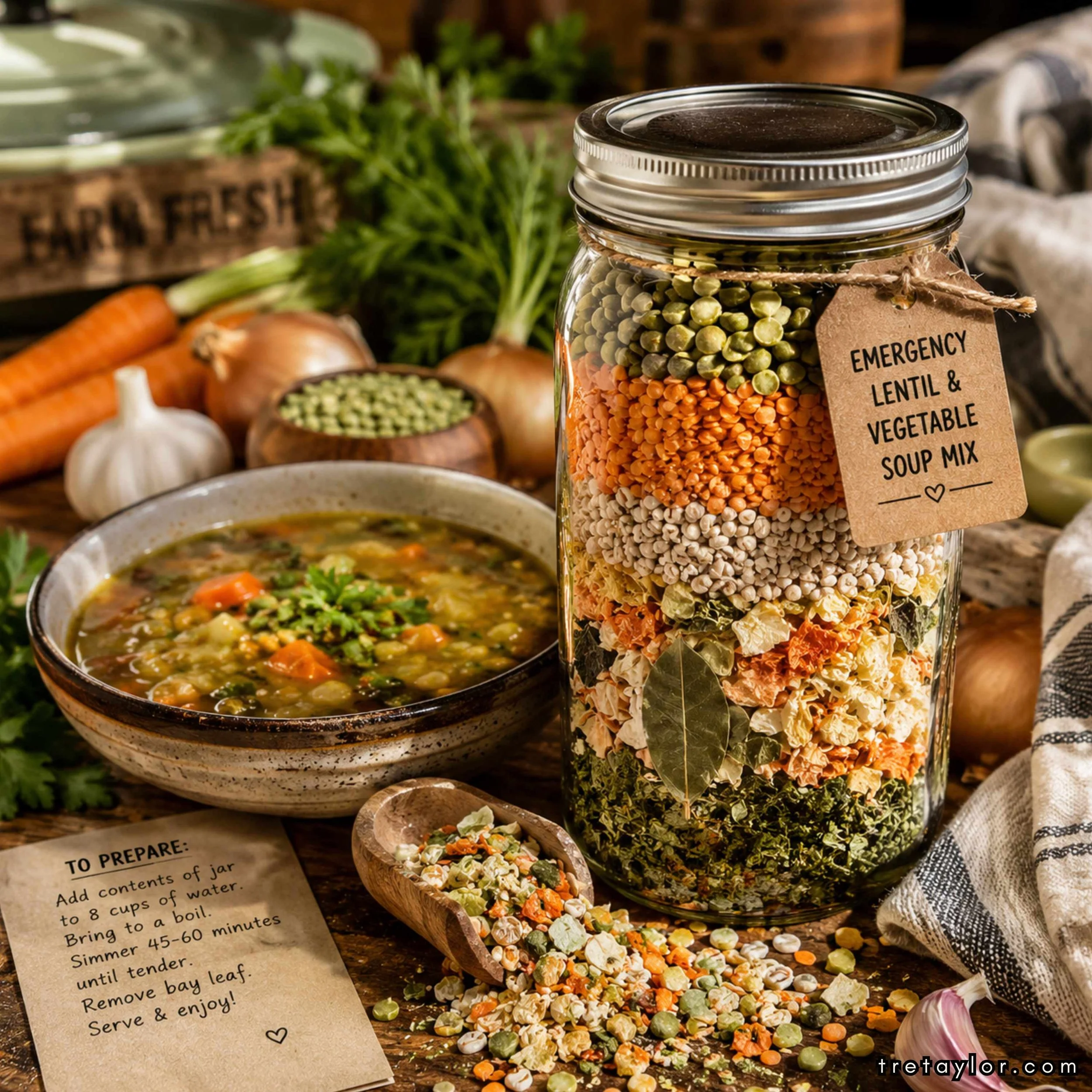 🥕 Emergency Lentil &amp; Vegetable Soup Mix