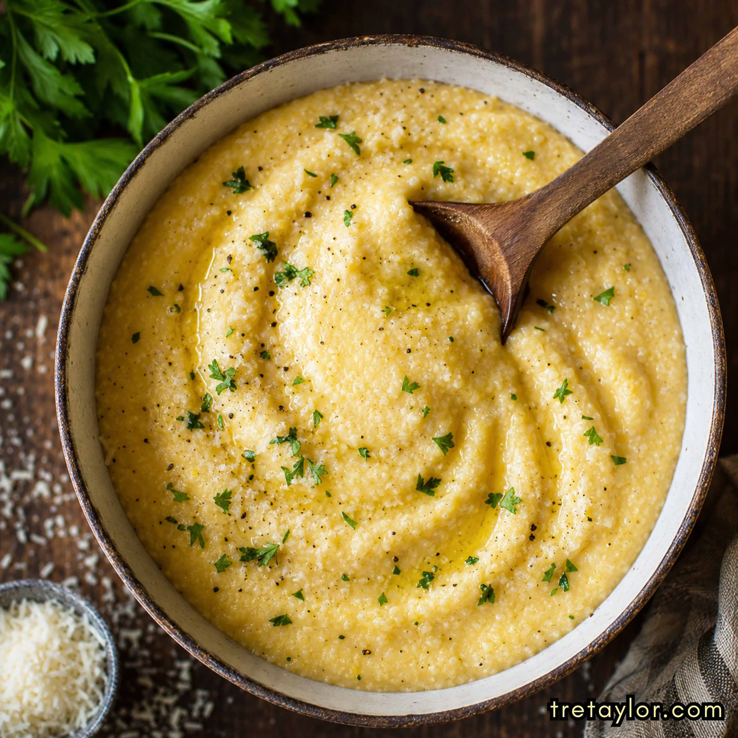 Rustic Italian Creamy Polenta