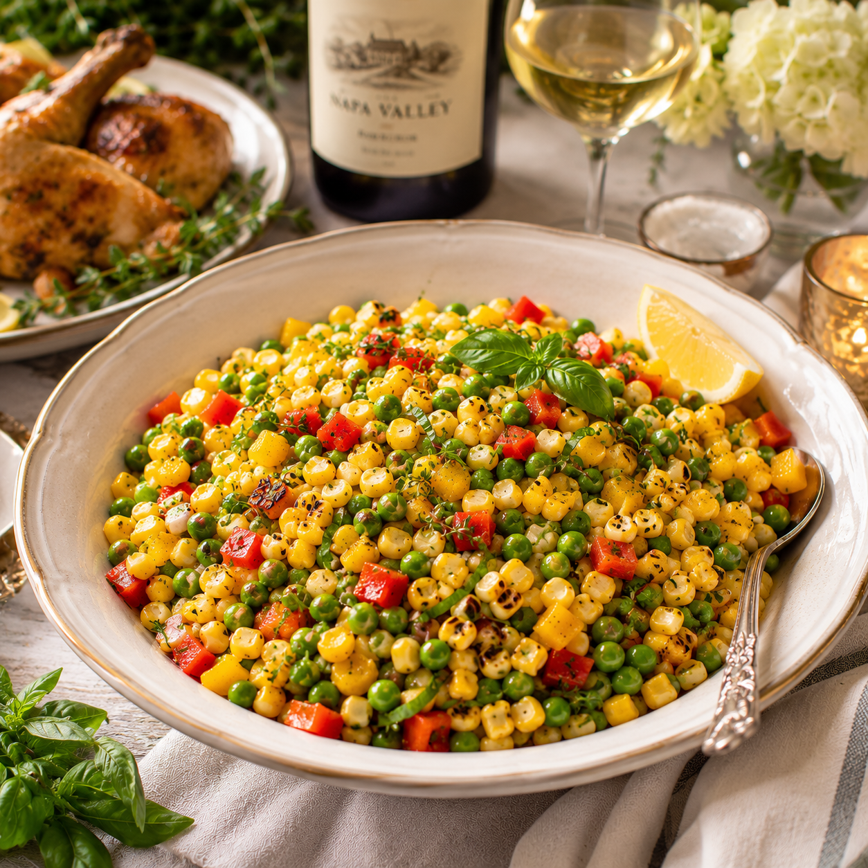 🌽 California Sweet Corn Succotash