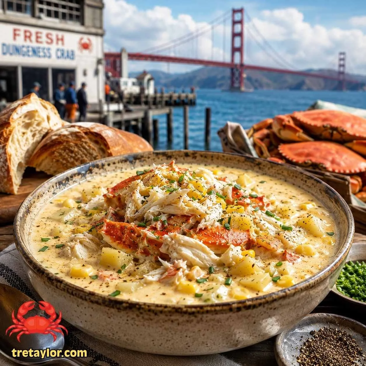 🦀 Pacific Coast Crab &amp; Corn Chowder