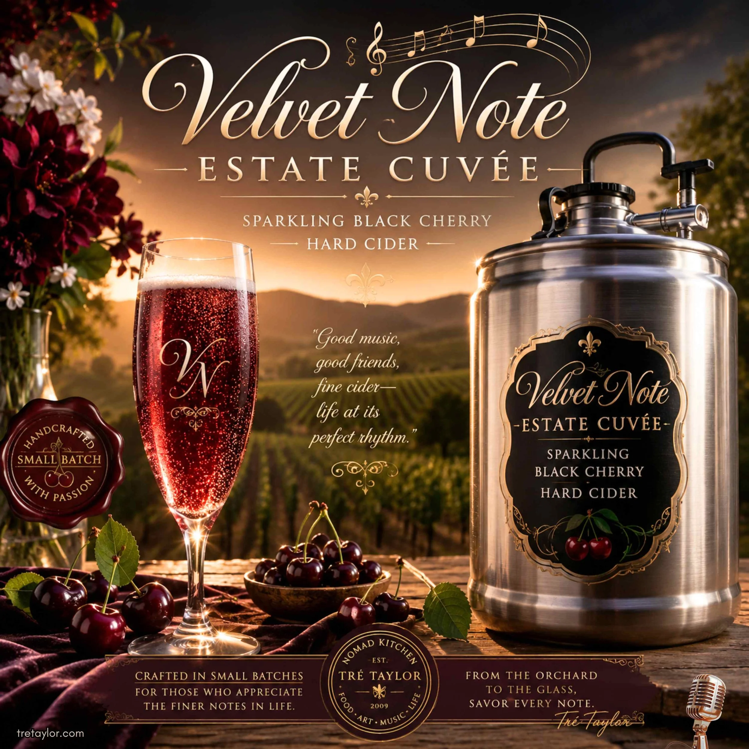 🥂 Velvet Note Estate Black Cherry Cuvée