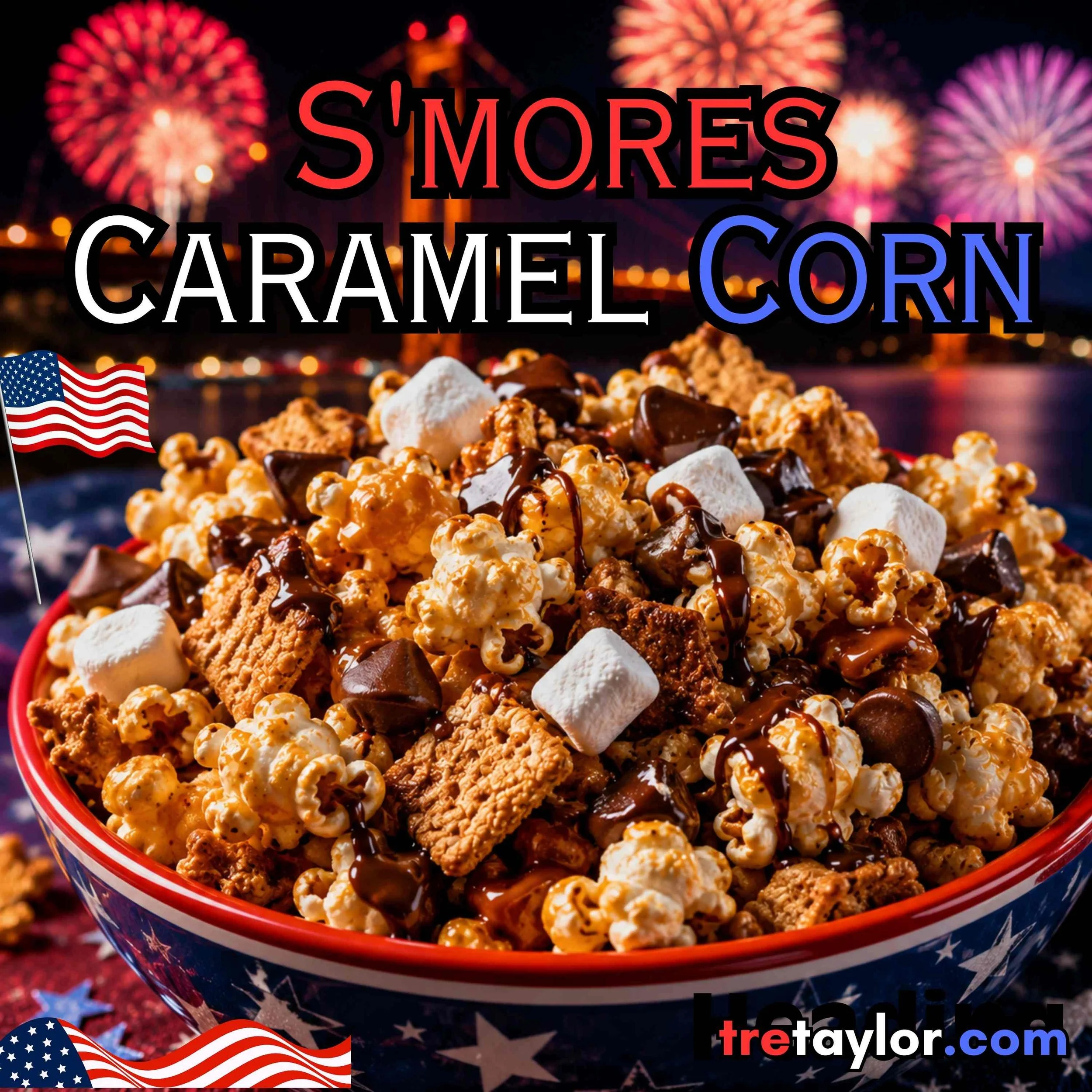 🍿S'mores Caramel Corn 