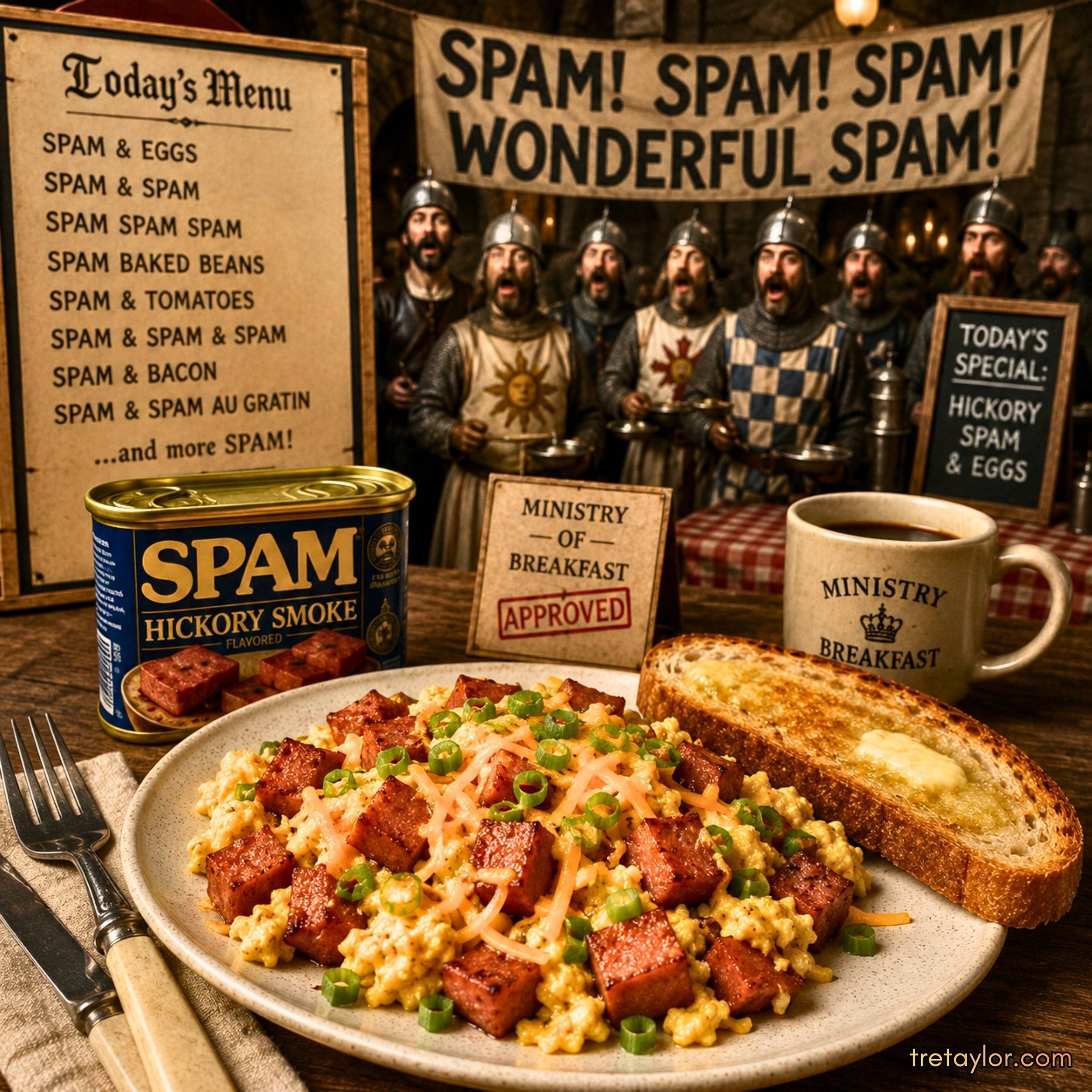🍳The Ministry of Breakfast Presents...Hickory Spam &amp; Eggs