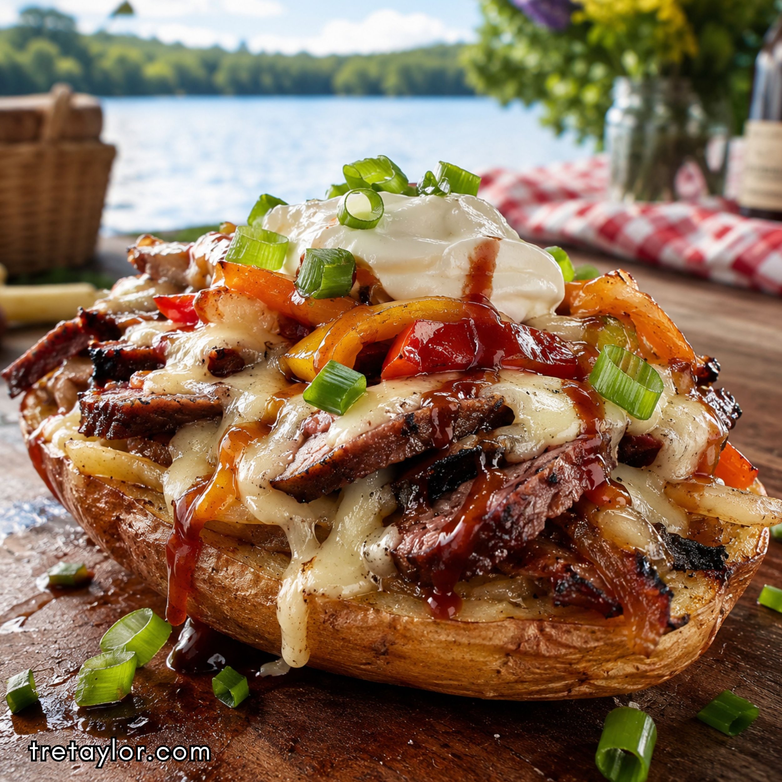 🥩 California Tri-Tip &amp; Gruyère Loaded Potato Skins