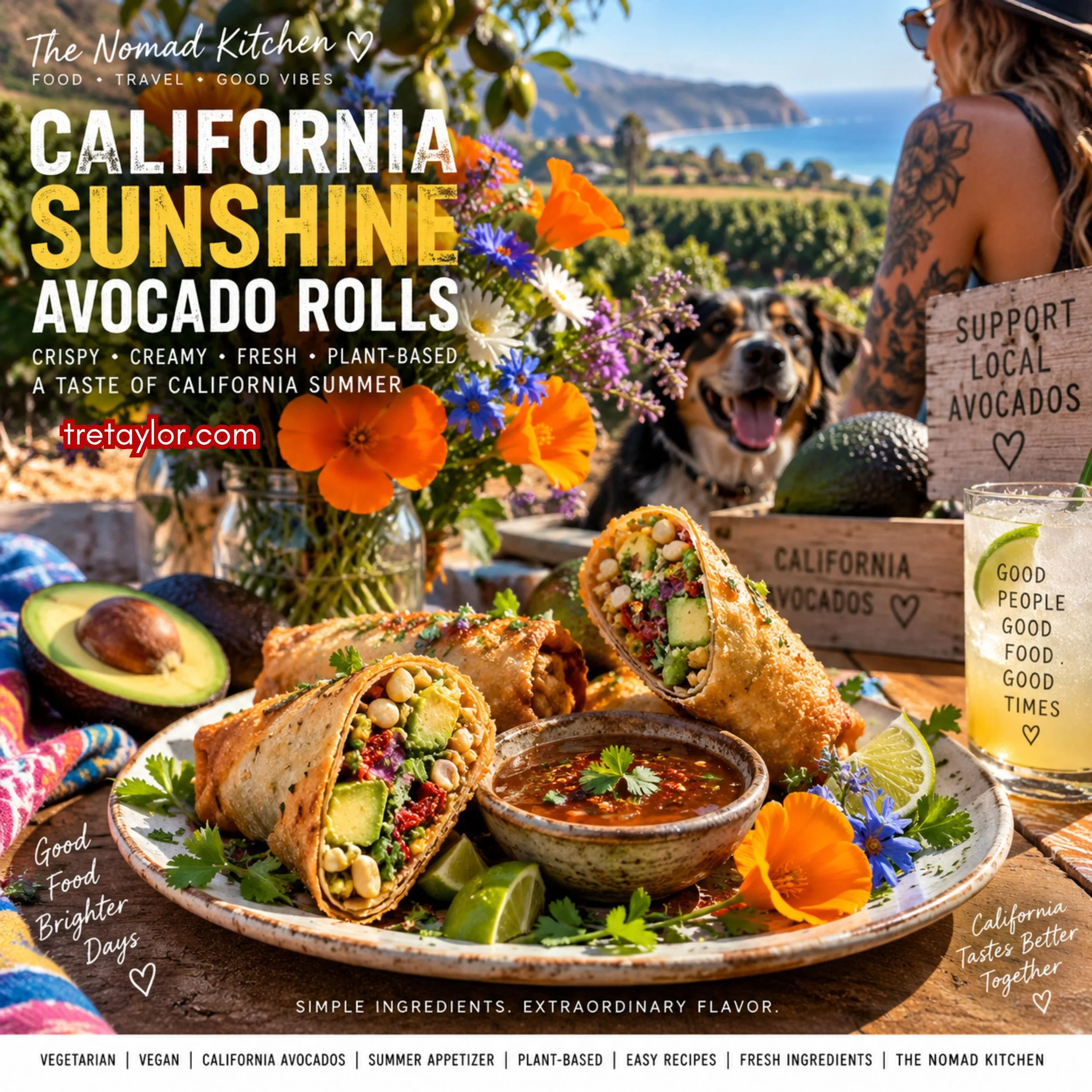 🥑The Best Vegan Appetizer of Summer 2026: Crispy California Avocado Rolls