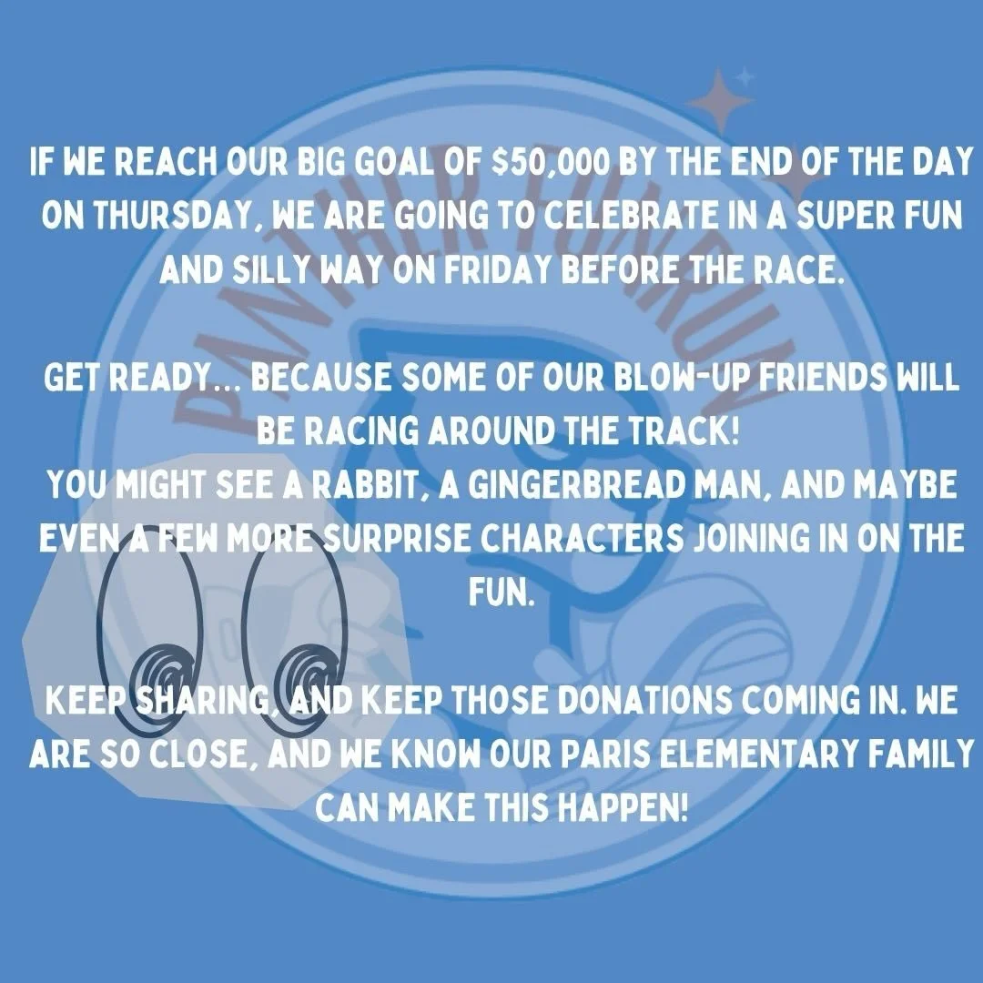 HOLD UP 🛑
Tomorrow is fun run day - and the end of the fundraising - but we still have time!! Let&rsquo;s get to $50,000 by end of day Thursday and you will be in for a f u n n y treat before the race!🤔