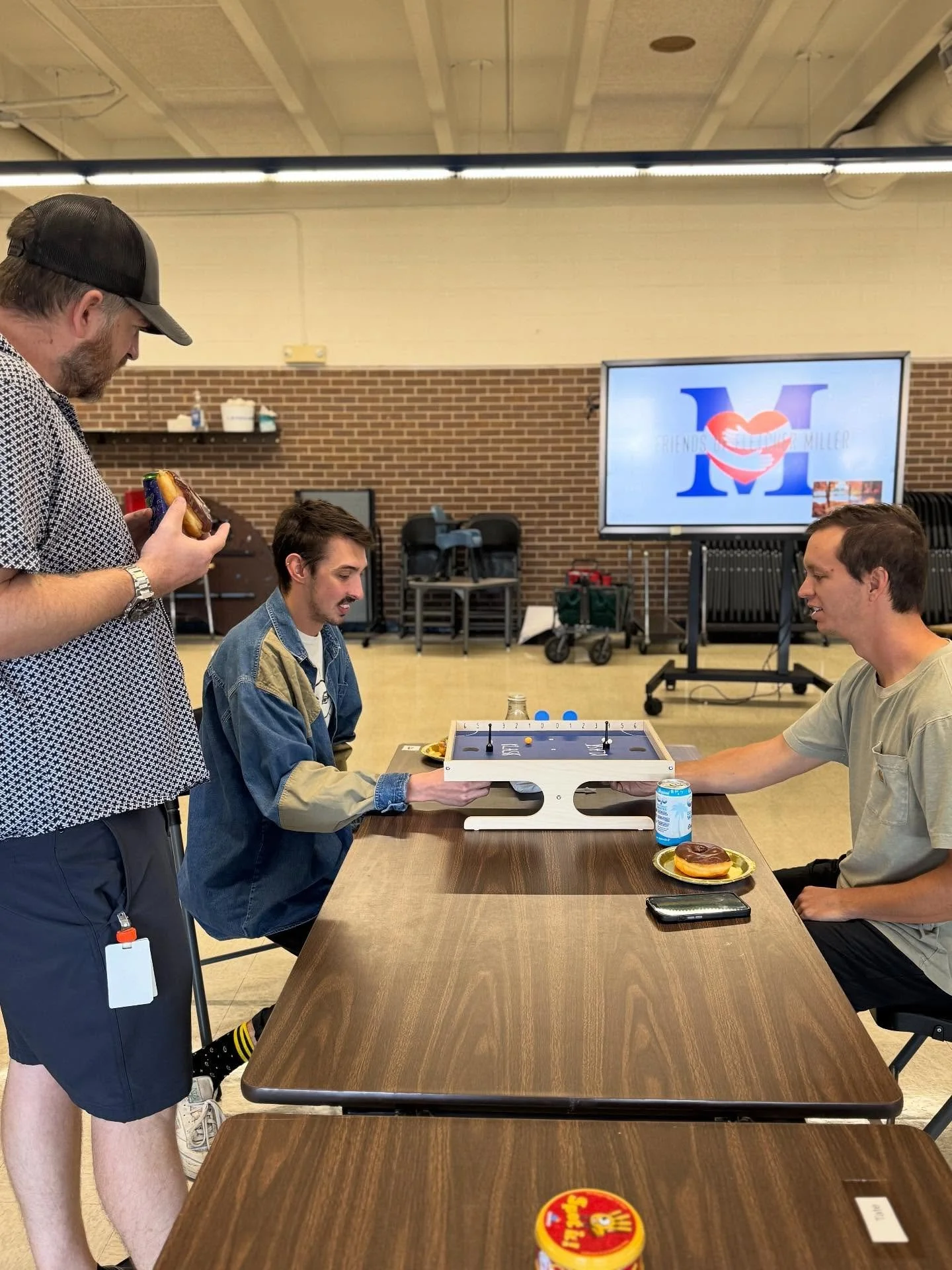 Our first introduction to our staff this morning! We shared our mission &amp; vision for Friends of Fletcher Miller &amp; treated teachers &amp; therapists to yummy breakfast treats! #belongingness❤️ @fletchermillerschool @clarkstoyworkshop