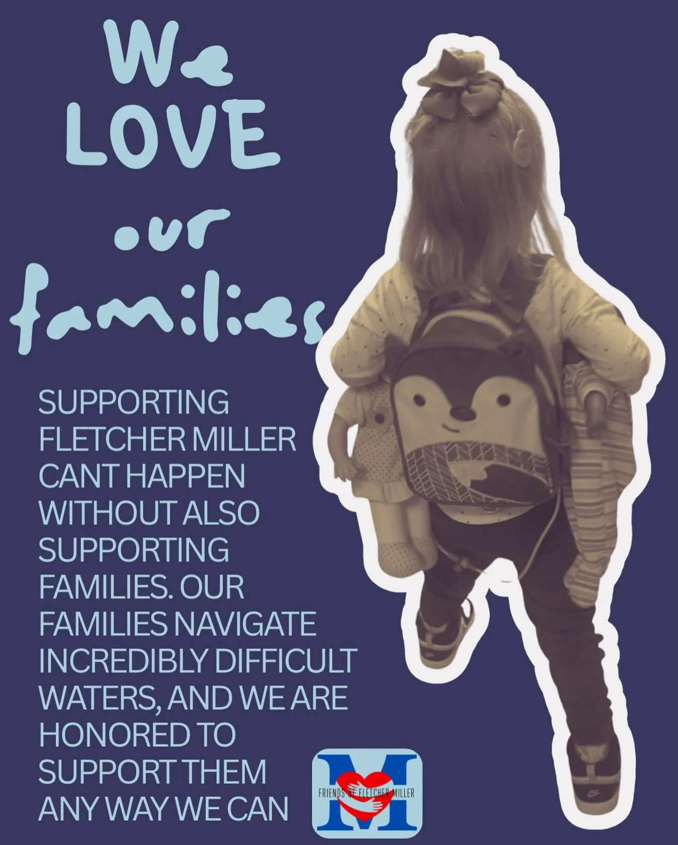 Even if you&rsquo;ve got a baby under each arm, we&rsquo;ve got your back! Hang in there on this snowy day Fletcher Miller families! 🩵❄️