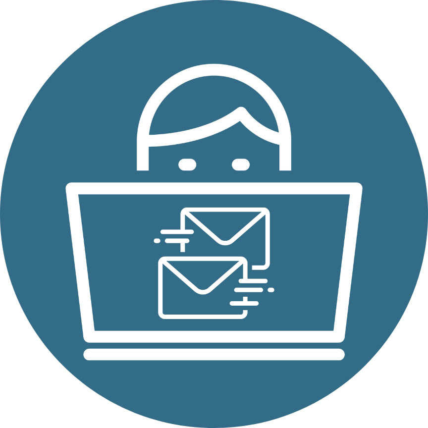 icoon voor het volgen van e-mailcoaching