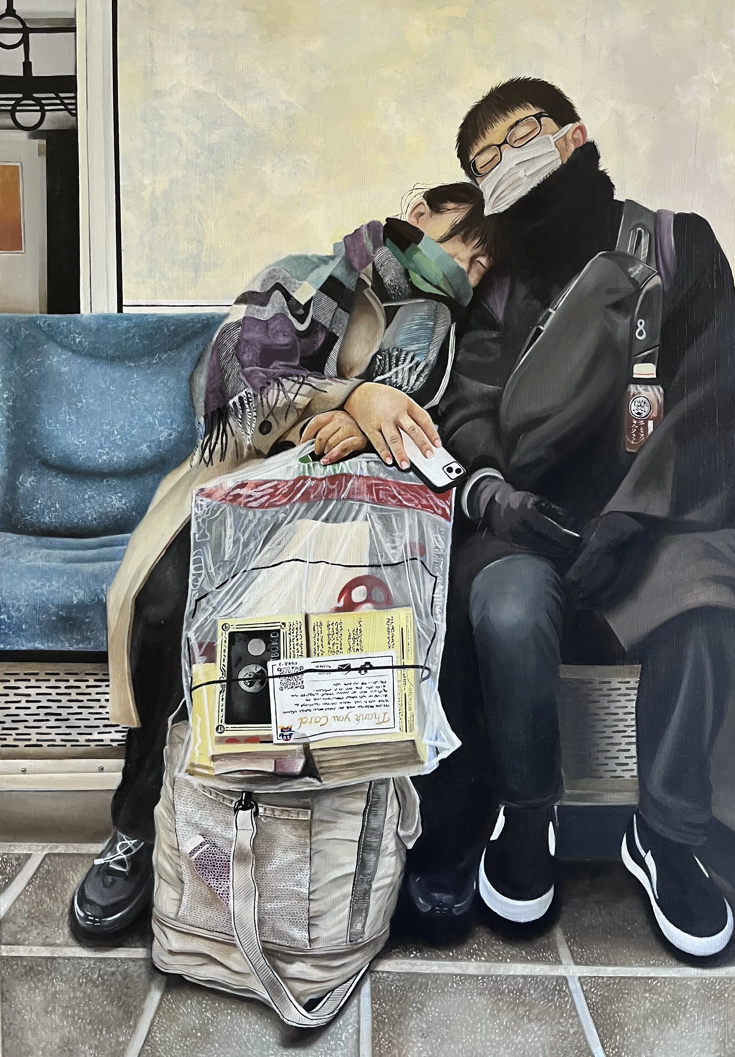 Viaje de regreso
100 x 70 cm
Óleo sobre lienzo