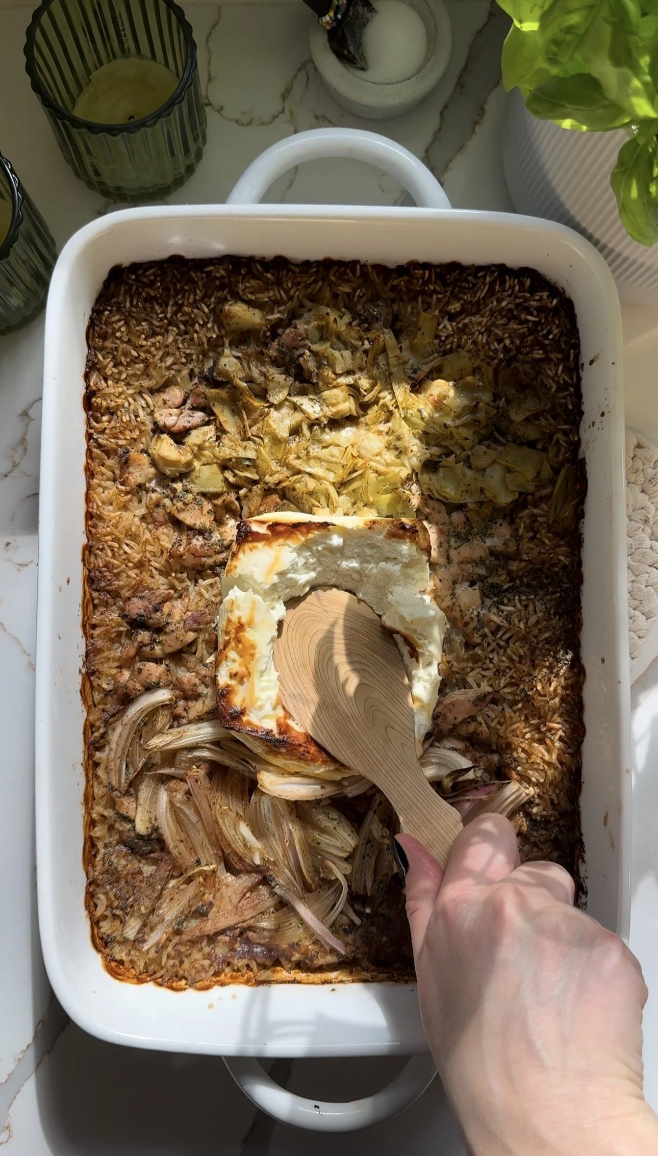 Chicken and Feta Rice