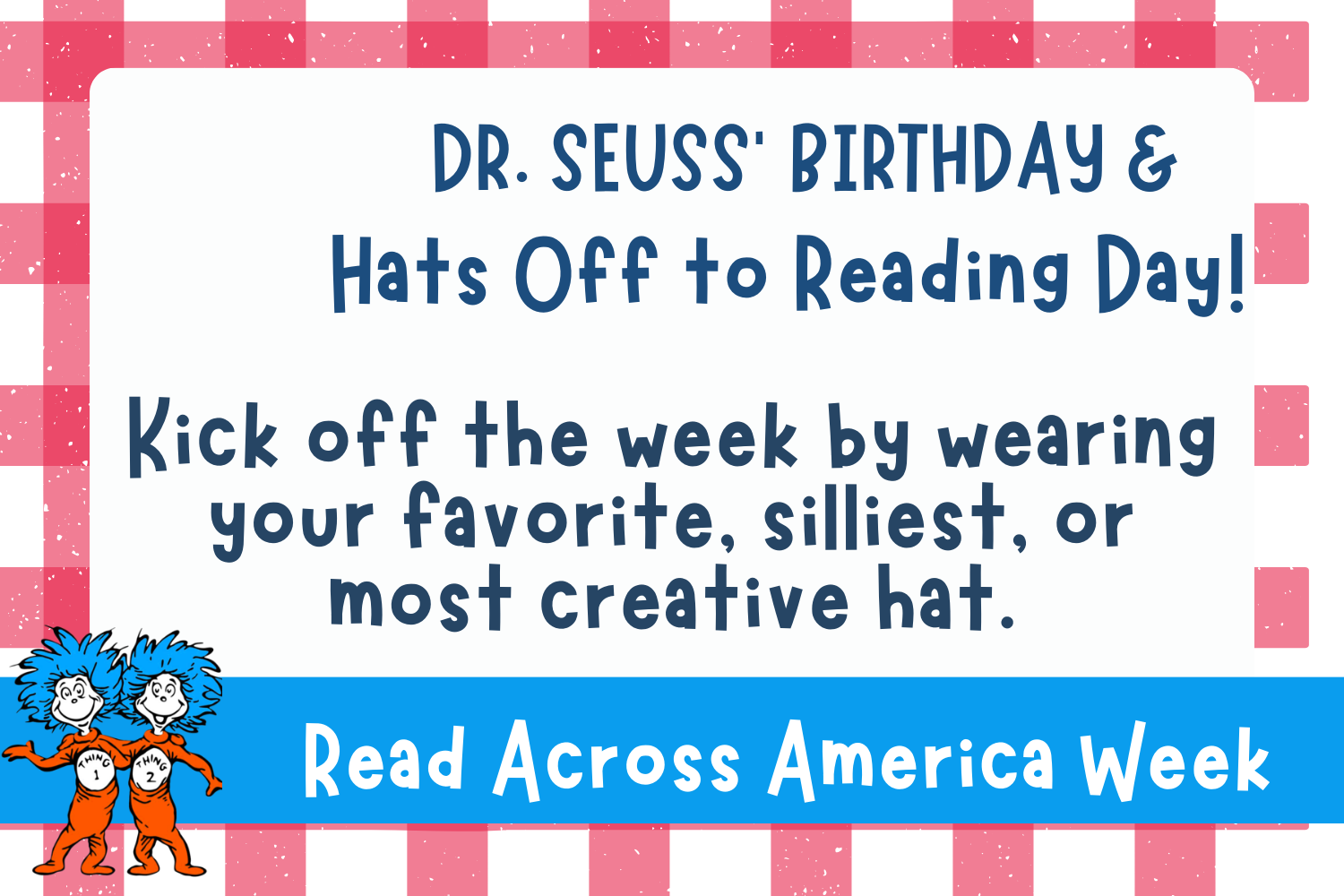 Hats Off to Reading Day!