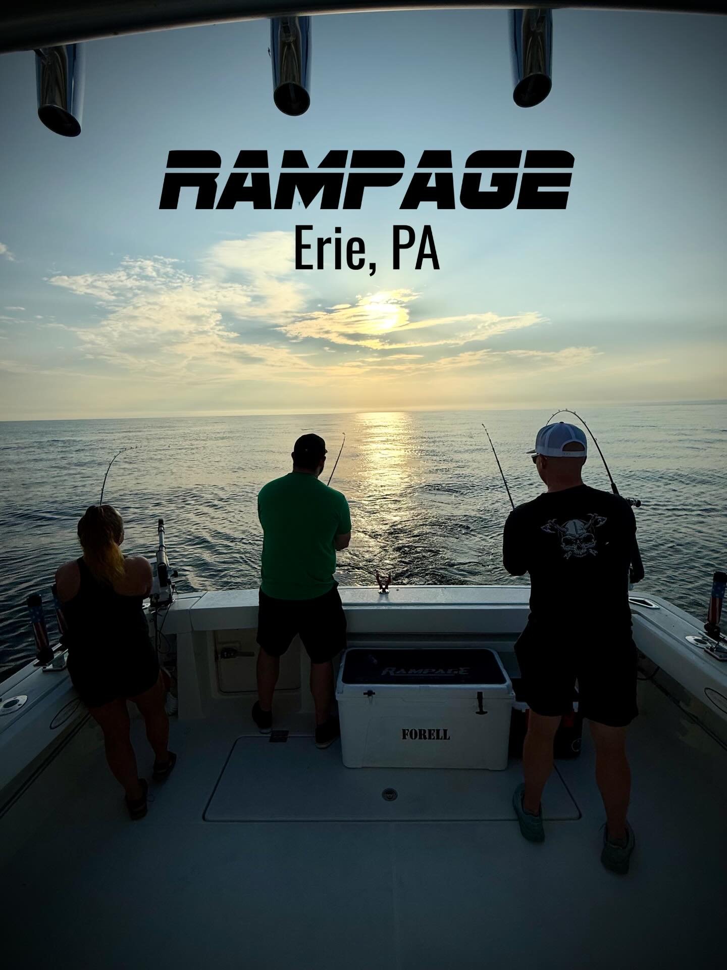Another great day on the water! 🎣 Season is here and we are booking up fast! Book your trip today at RAMPAGEFISHING.COM