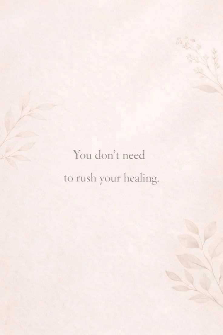 Healing Takes Time: Why Quick Fixes Don't Lead to Lasting Change