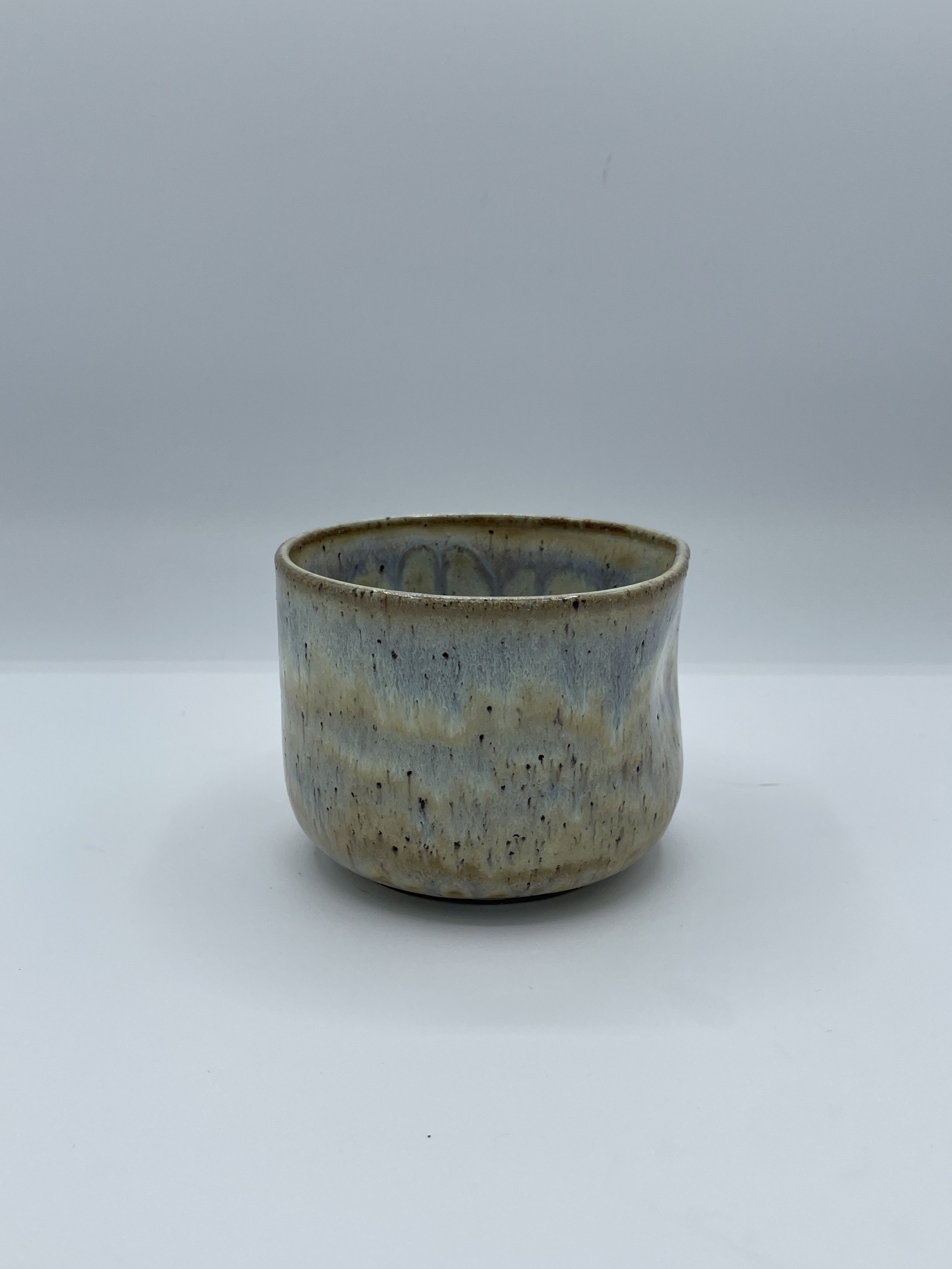 Thumbprint Cup - Speckled Lemon Sherbert