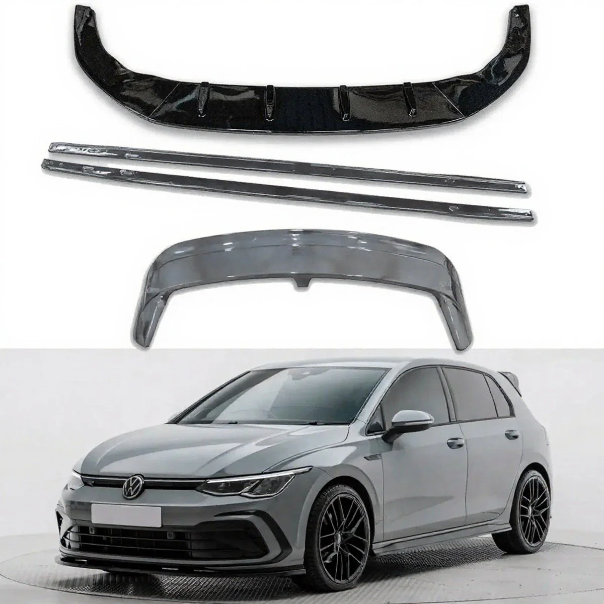 Edit Gloss Black Full Body Kit VW Golf MK8 GTI GTD GTE R and R Line 2020-2023 (1).jpg