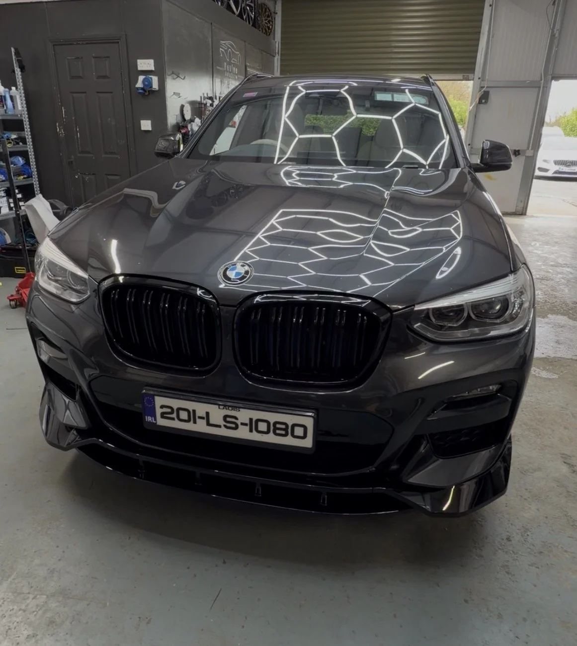 BMW X3 Pre-LCI gloss black front lip splitter — Body Styling Ireland