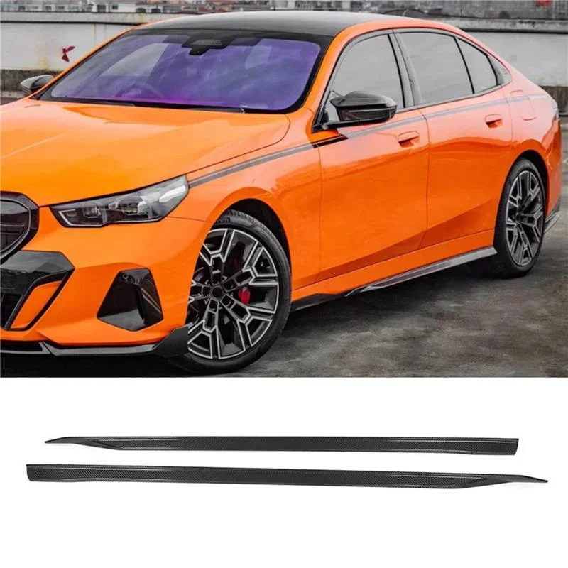Carbon Look Side Skirts for BMW 5 Series G60 (2024+) M Sport