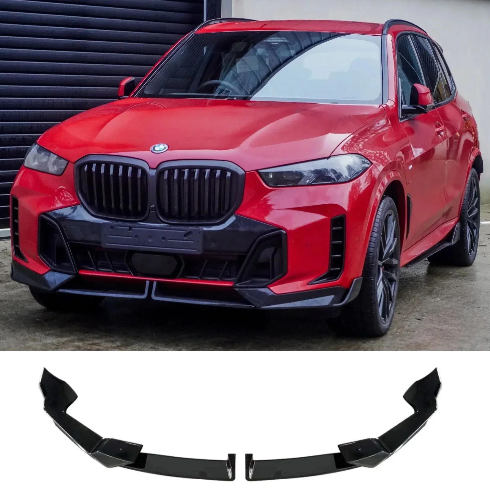 Gloss Black Front Splitter for BMW X5 G05 (2023+) M Sport