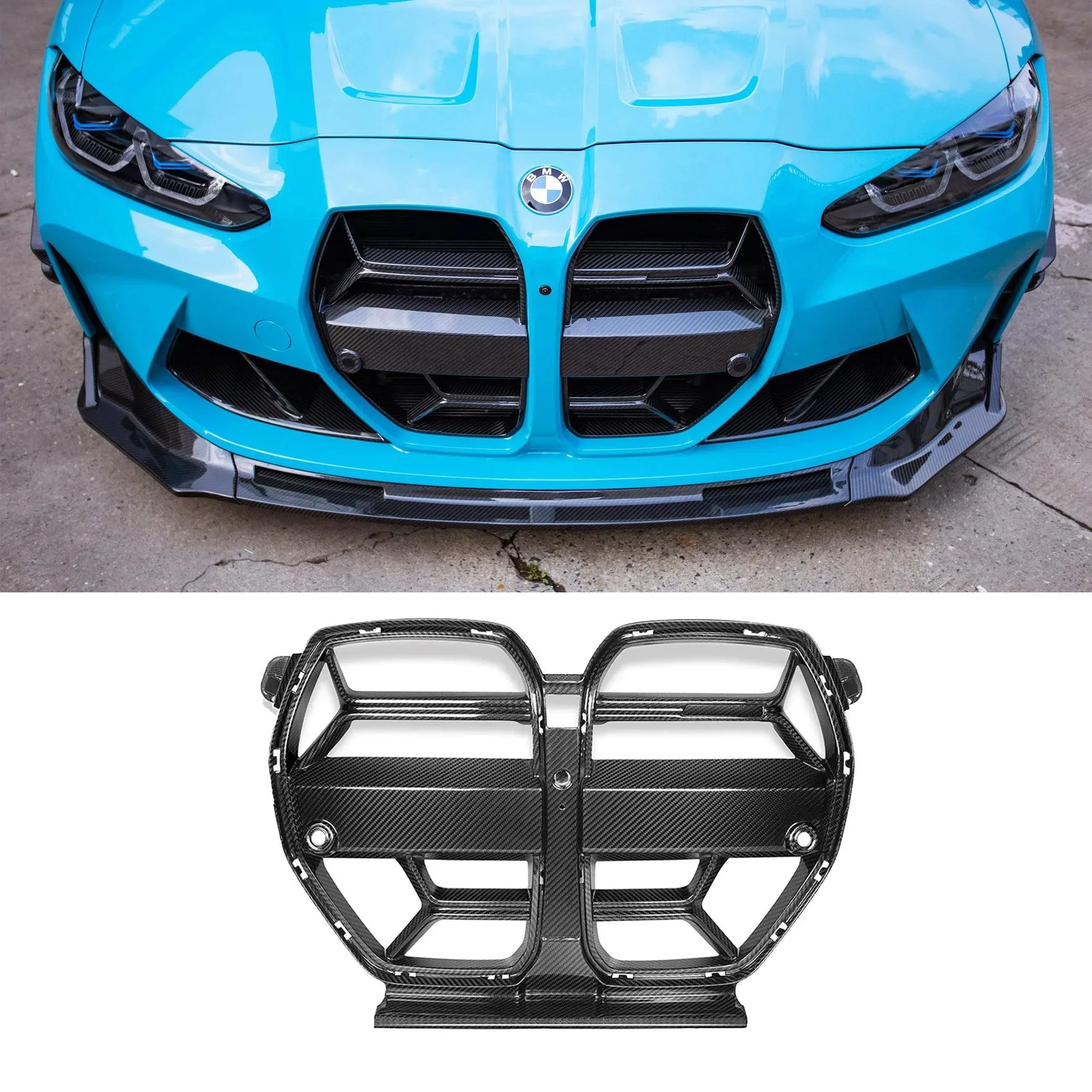 Carbon Fibre Front Grille for BMW M3 G80 / M3 G81 / M4 G82 / M4 G83