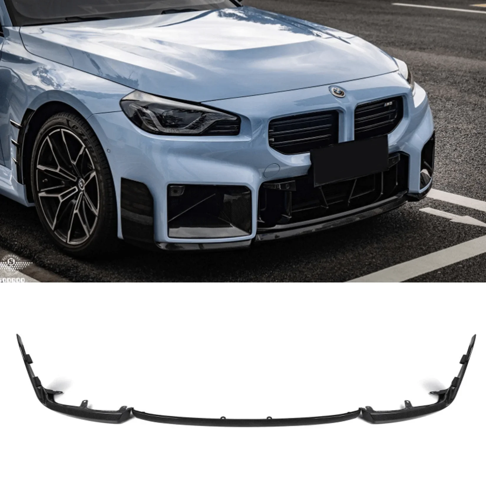 Carbon Fibre Front Splitter for BMW M2 G87 (2023+)