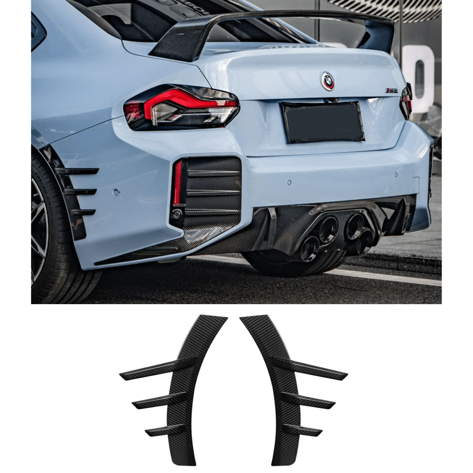 Carbon Fibre V1 Vents for BMW M2 G87