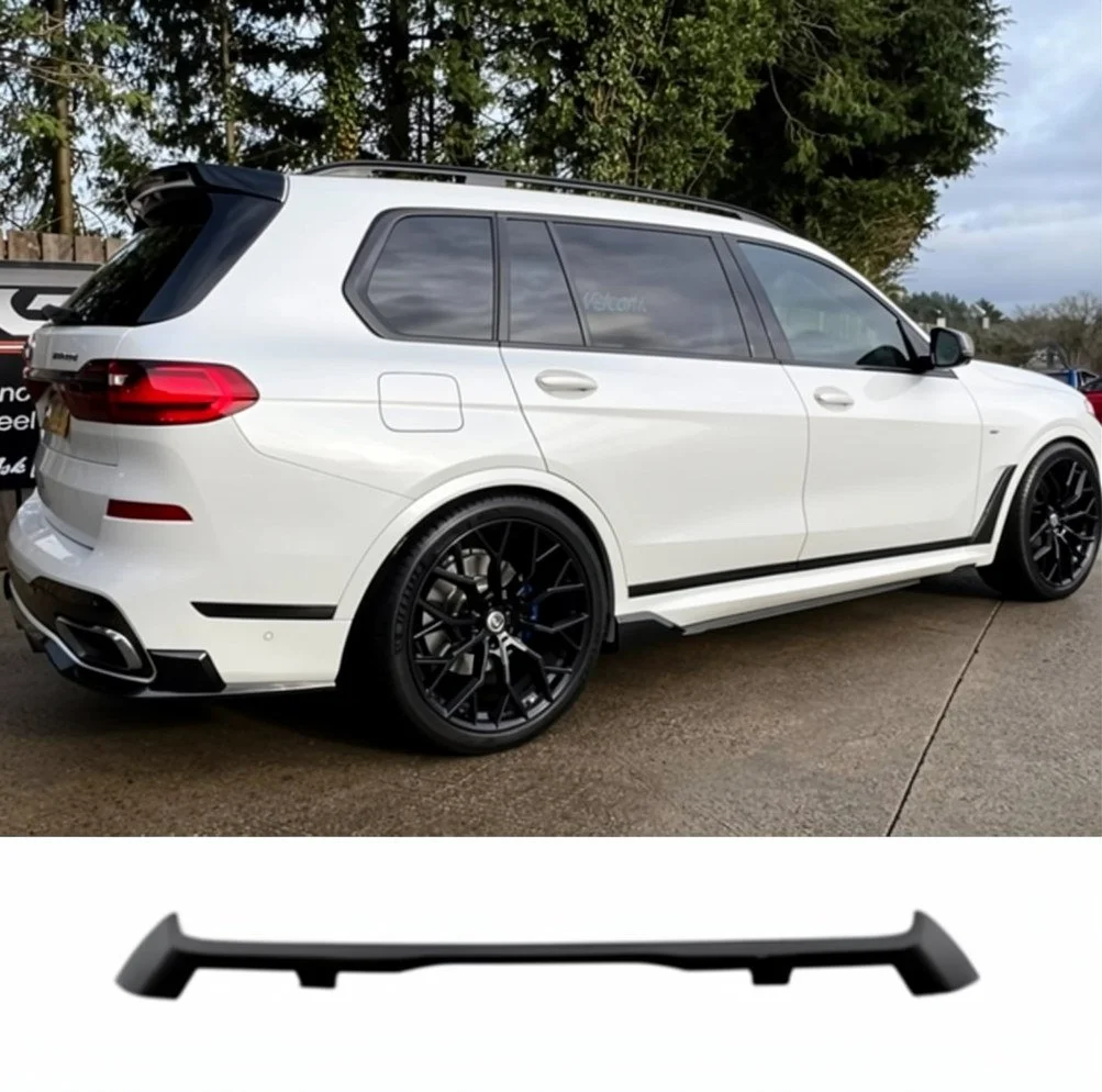 Gloss Black Black Knight Roof Spoiler for BMW X7 G07 (2018-2023) M Sport