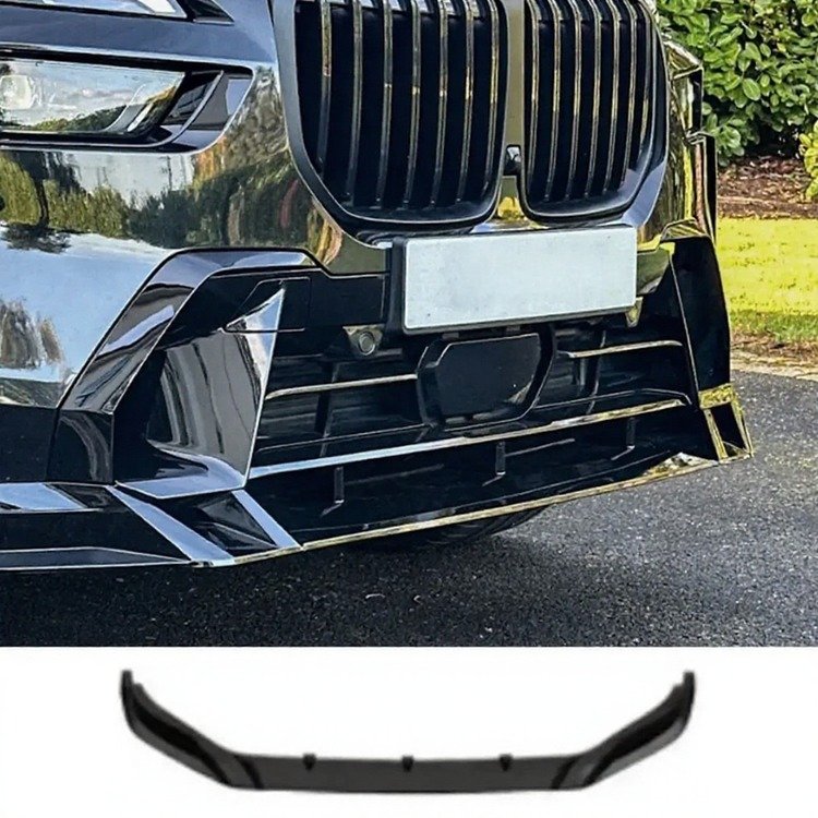 Gloss Black Front Splitter for BMW X7 G07 (2023+) M Sport