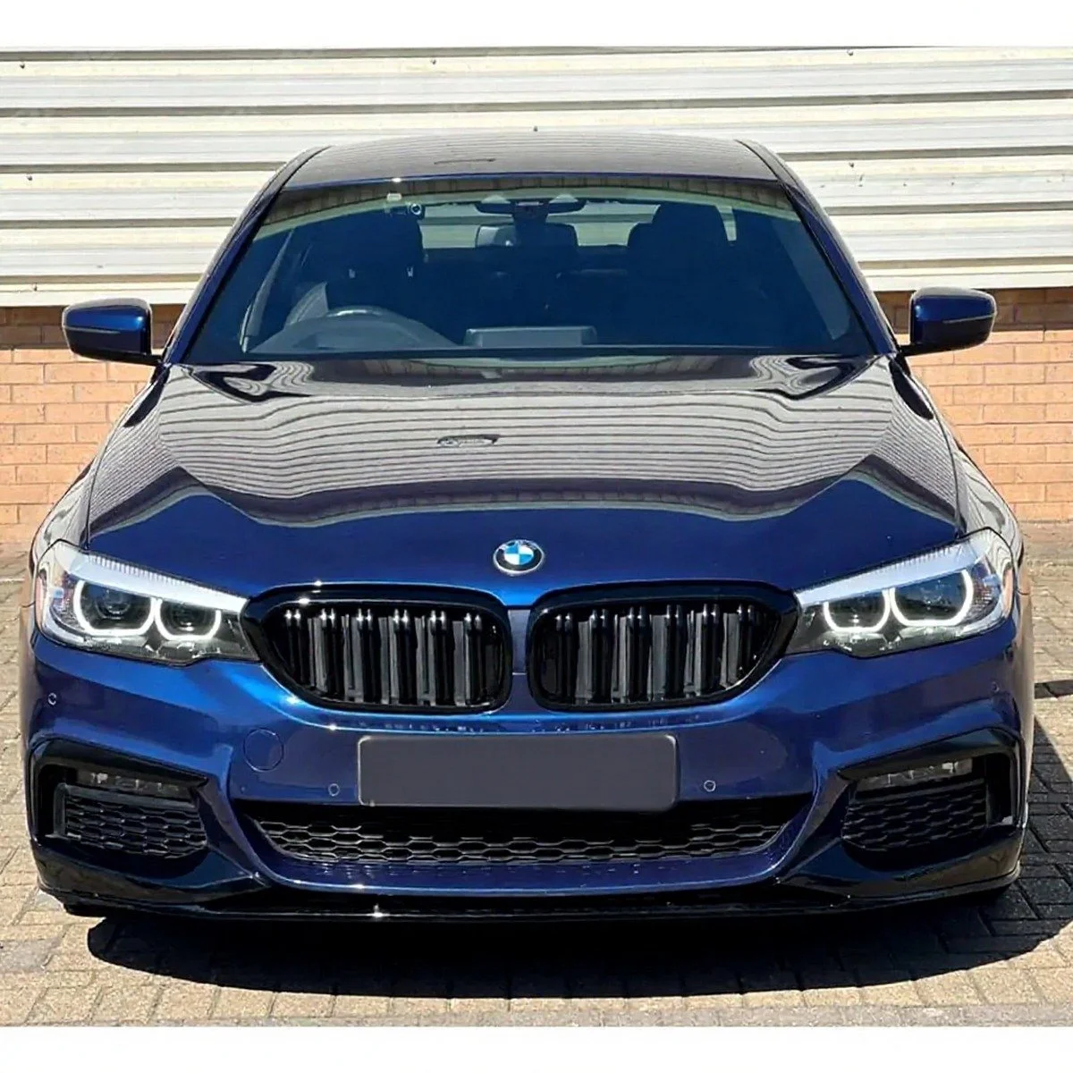 BMW 5 series M-Sport front lip G30 G31 2017 - 2020 gloss black (1).jpg