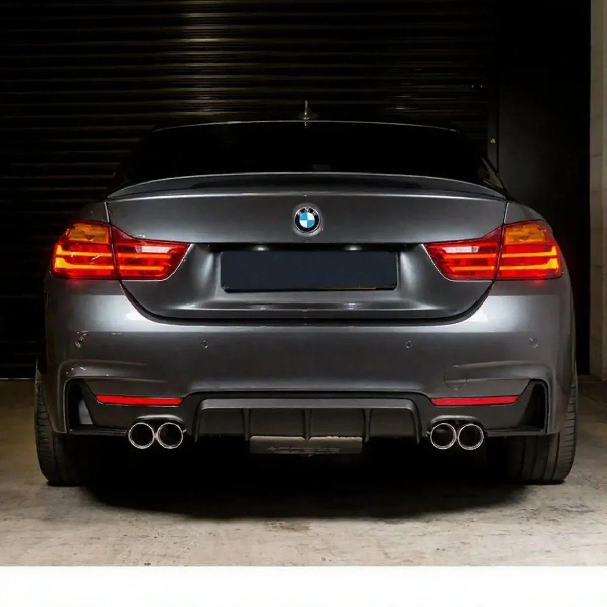 Rear Diffuser BMW 4 series f32 Matt black (1).jpg