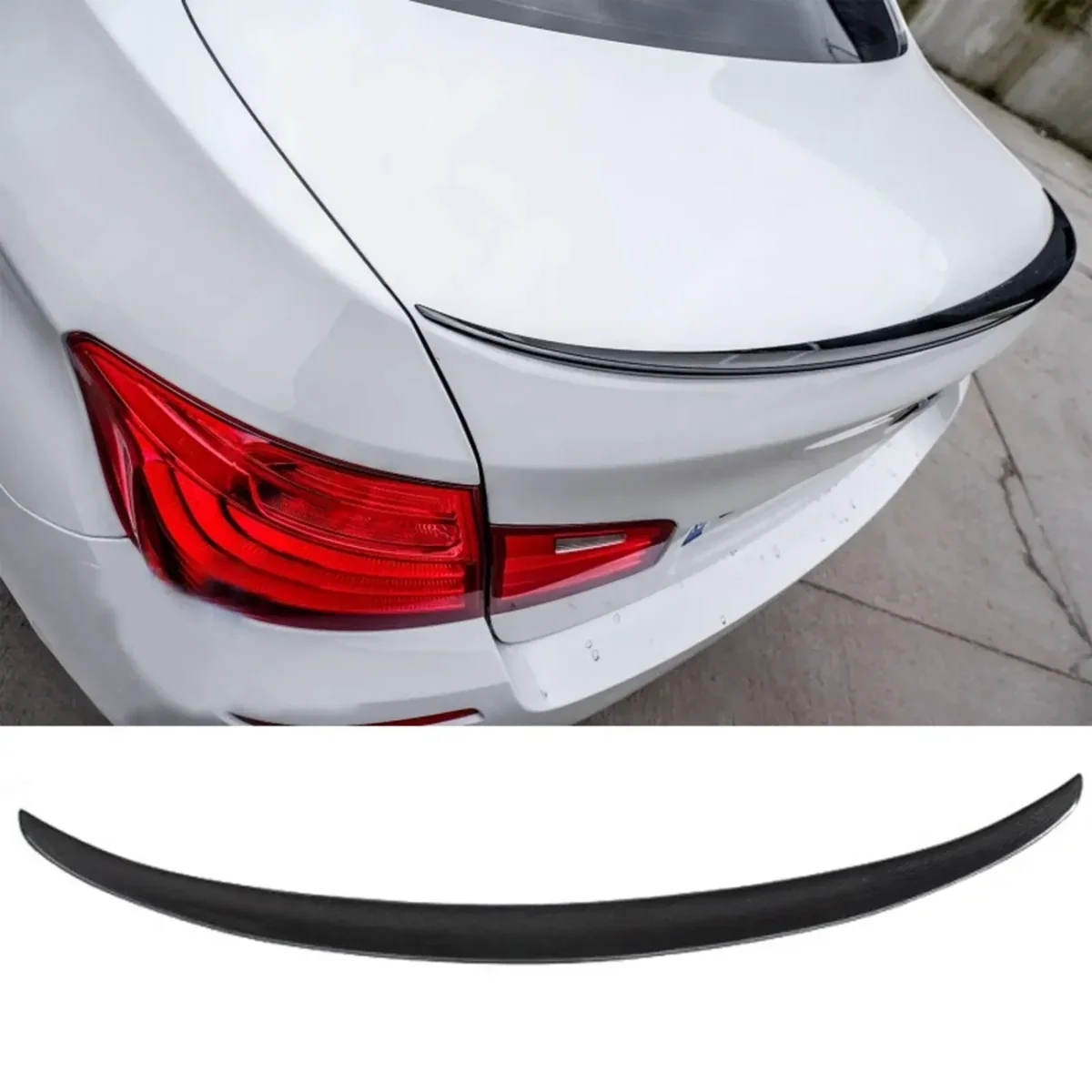 Gloss Black M Performance Rear Spoiler for BMW 5 Series F10 (2009-2017)