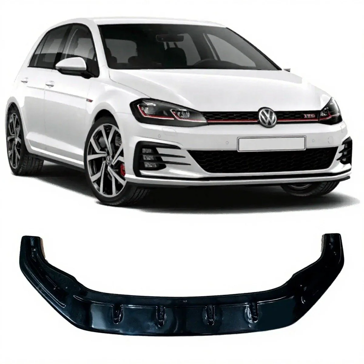 VW Golf Mk7.5 GTI Risper Gloss Black Front Splitter (2017-2020).jpeg