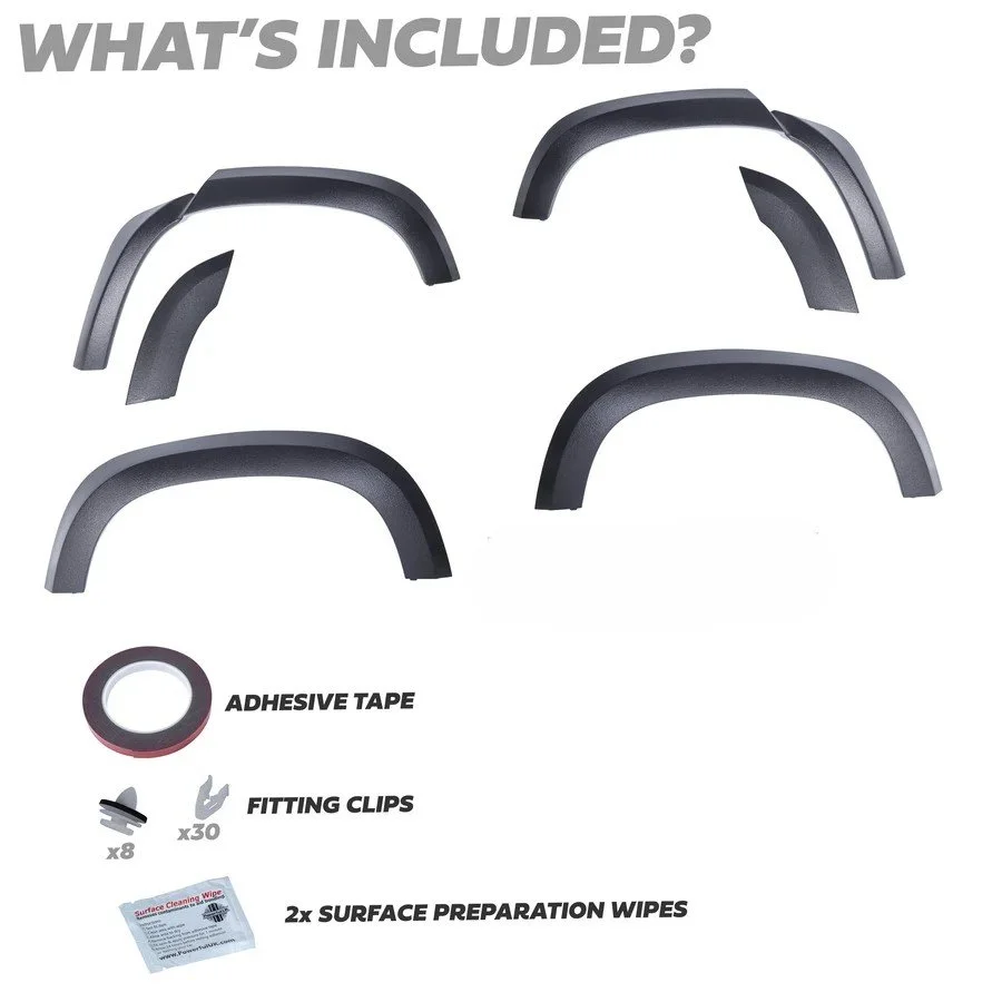 Matte Black Wheel Arch Kit for Land Rover Defender 110 L663 (2020+)